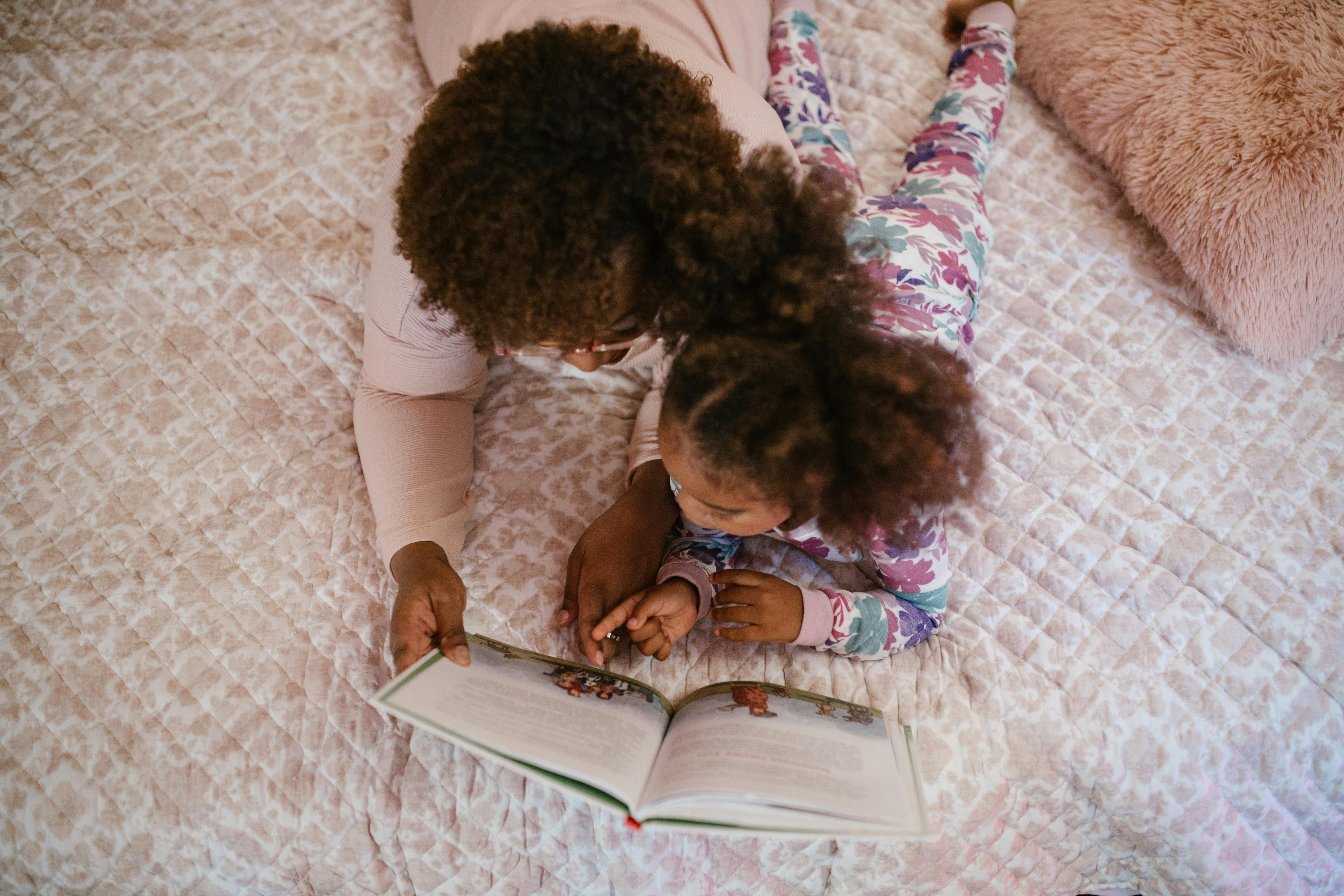 child with book