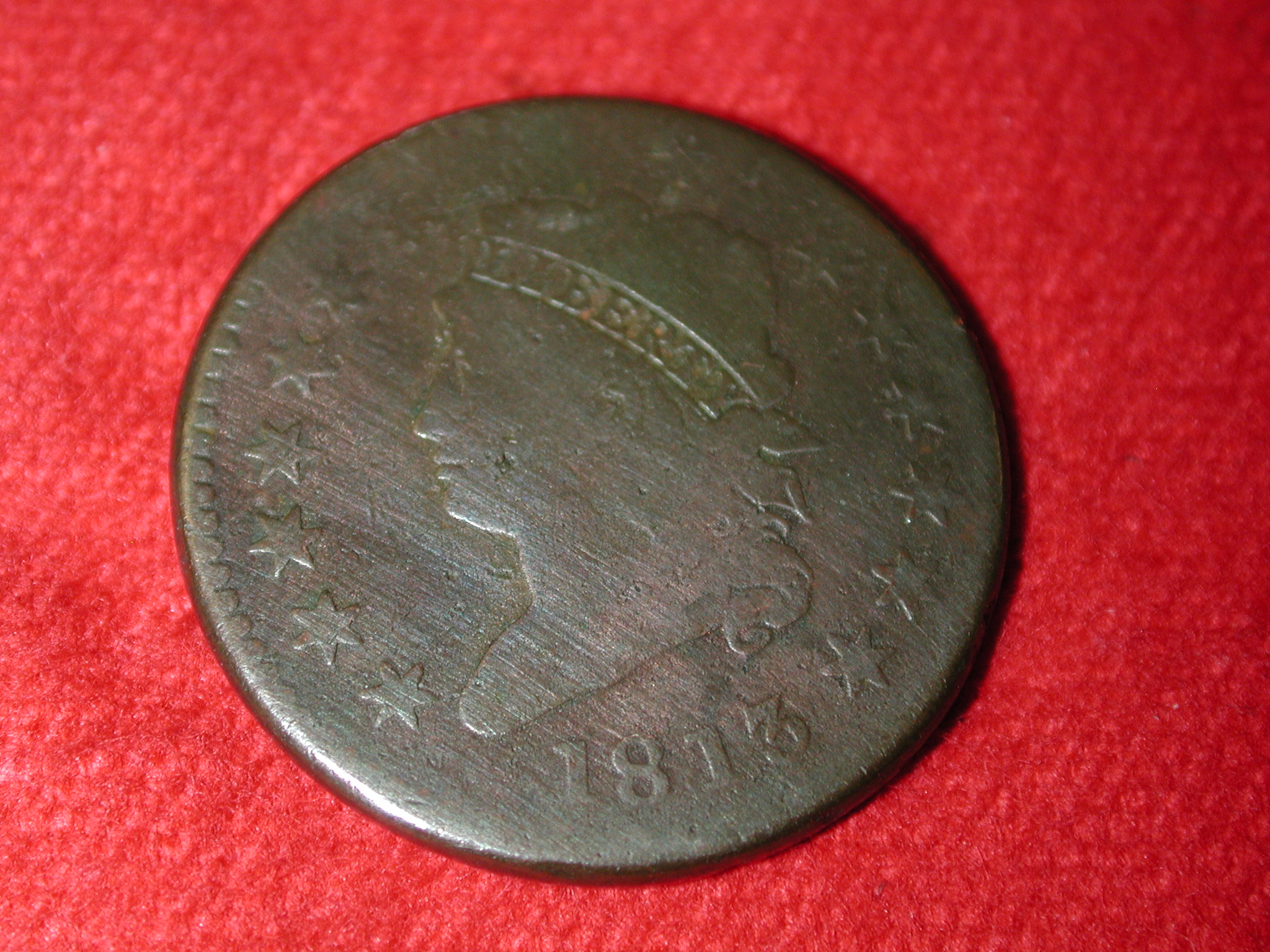 1813 U.S Large Cent Classic Head Type Fine
