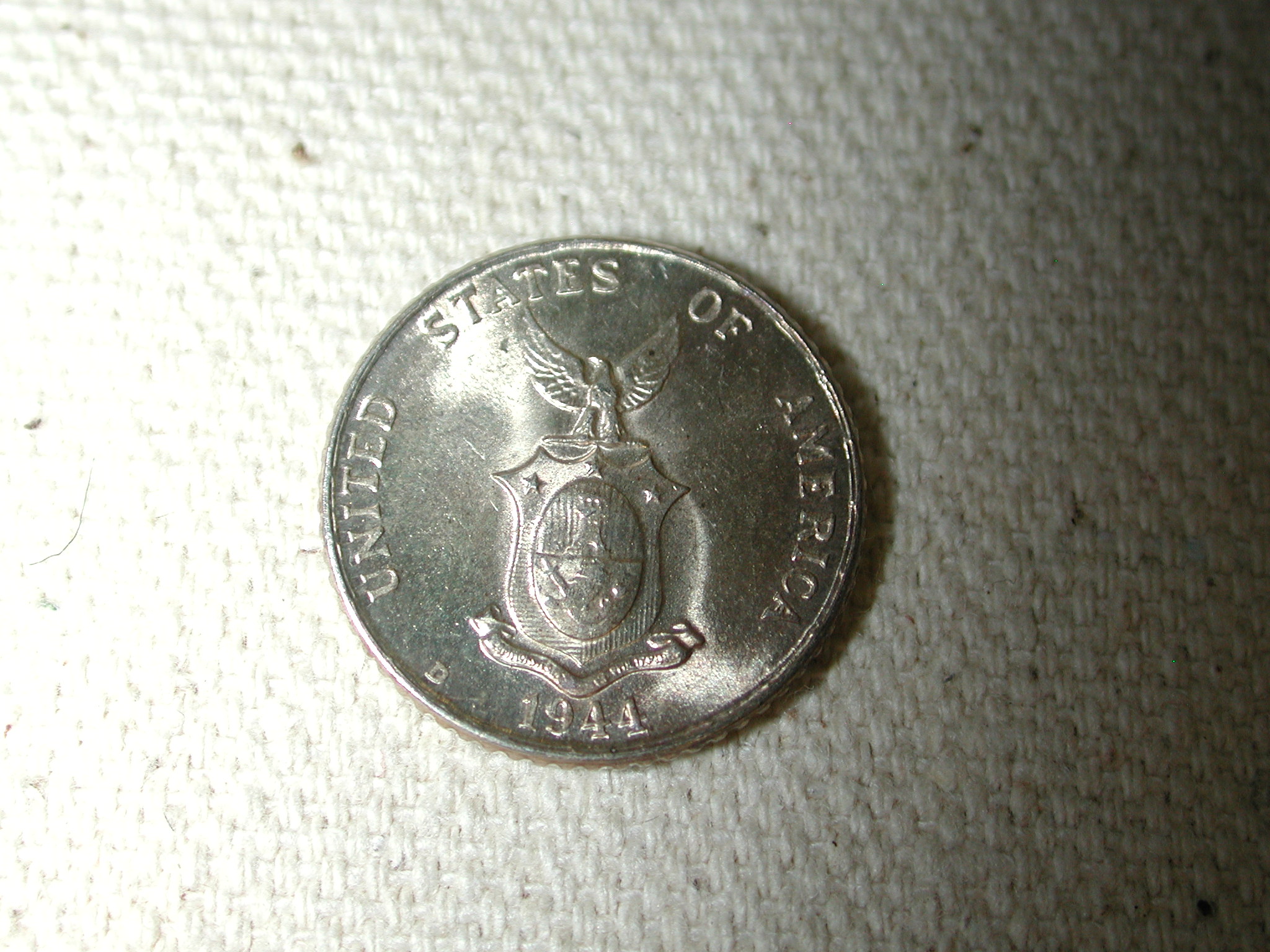1944D Philippines 10 Cent k181 Uncirculated