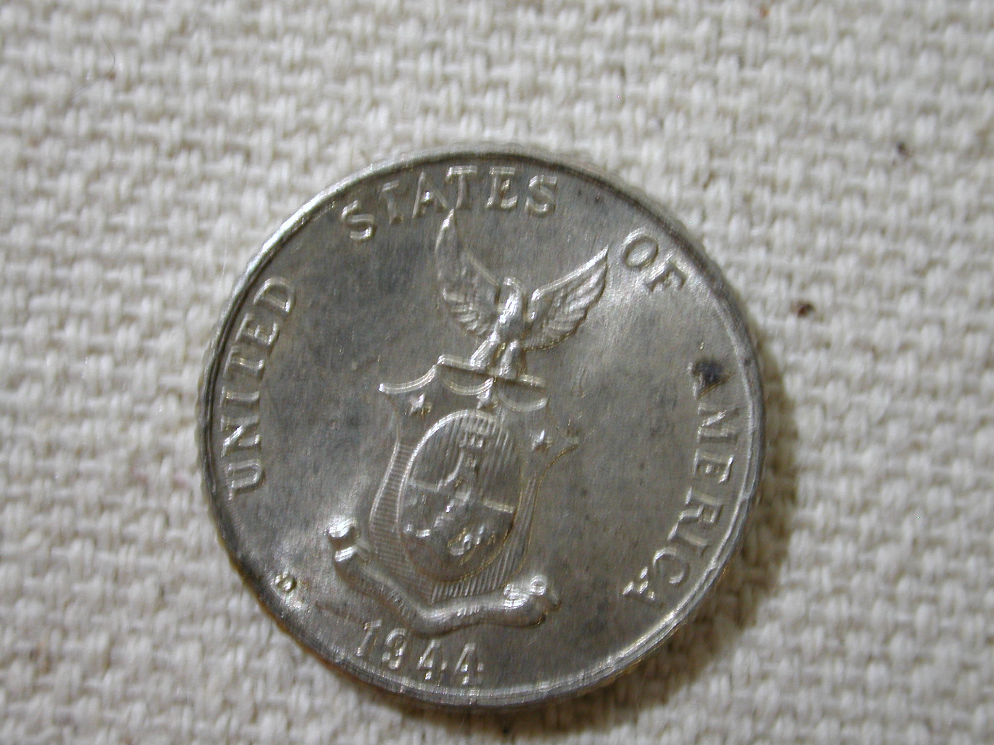 1944D Philippines 10Cent K181 Uncirculated