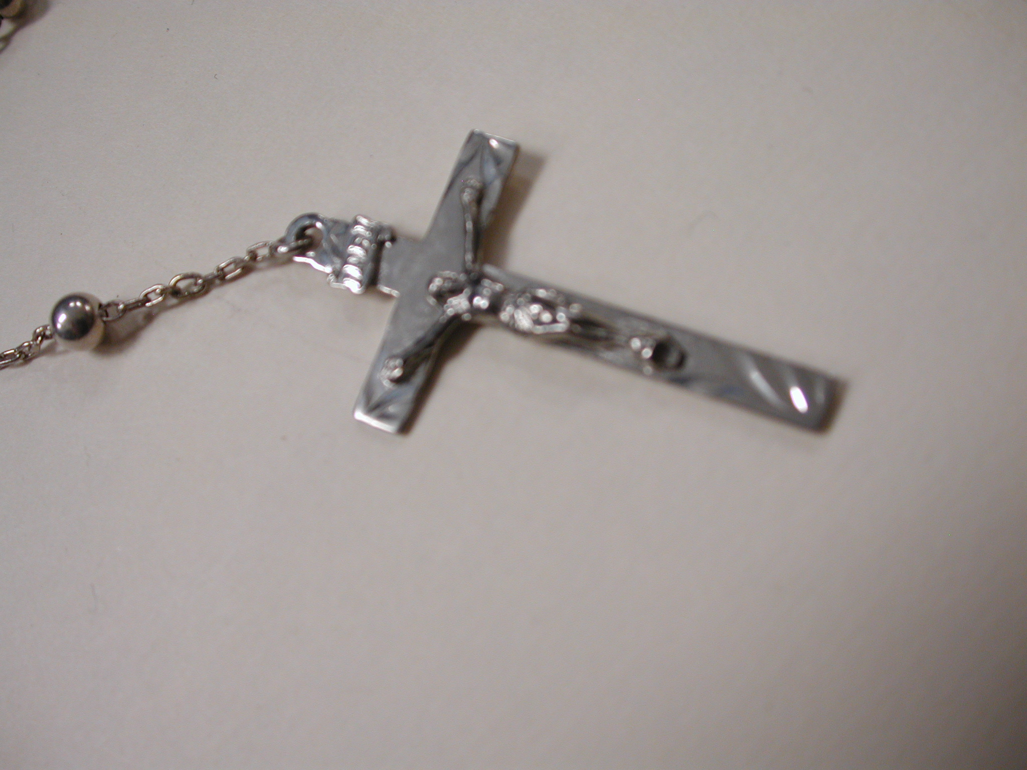 Vintage Antaya Sterling Silver Rosary And Crucifix – Hers and His Treasures