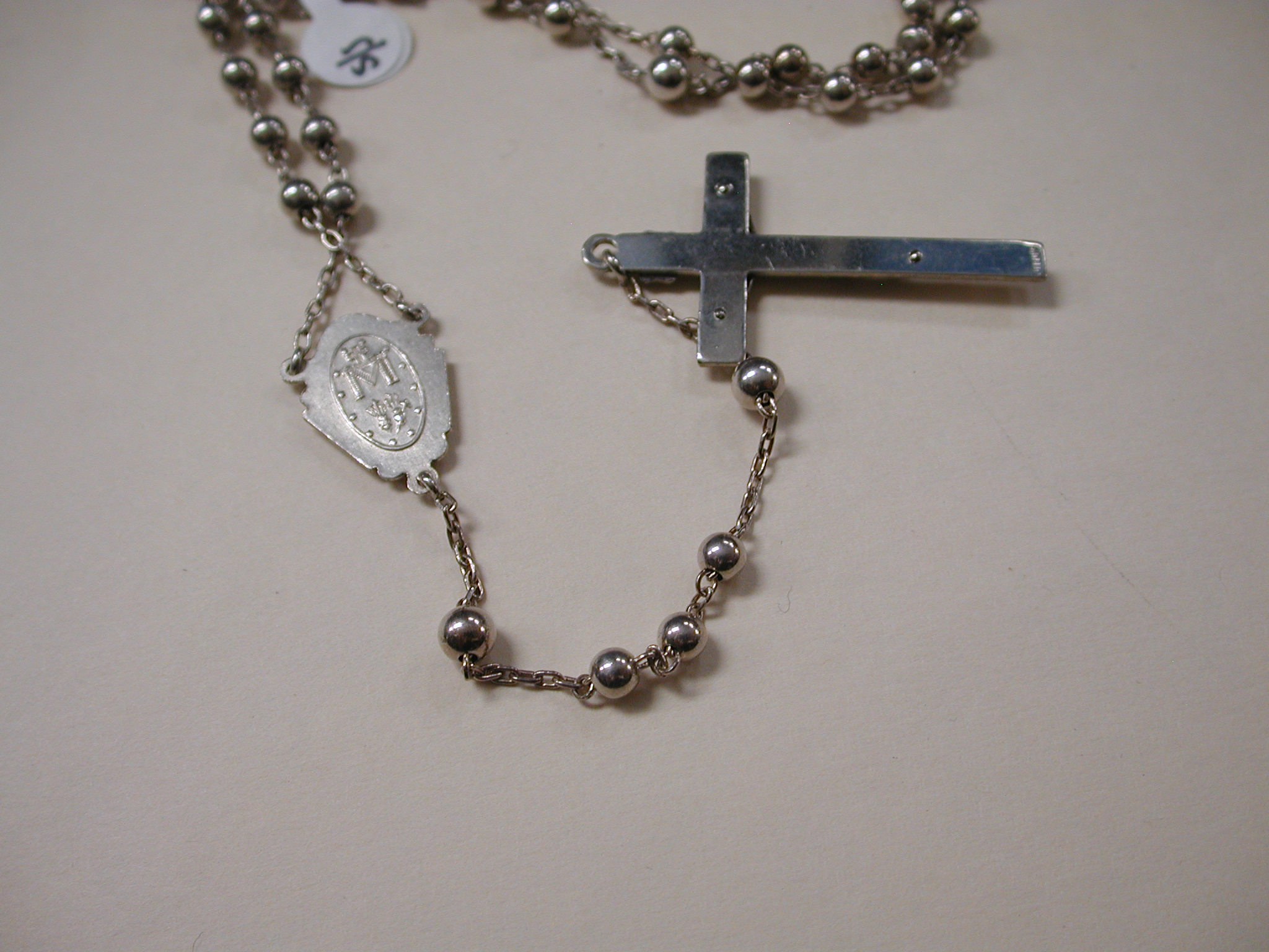 Vintage Antaya Sterling Silver Rosary And Crucifix – Hers and His