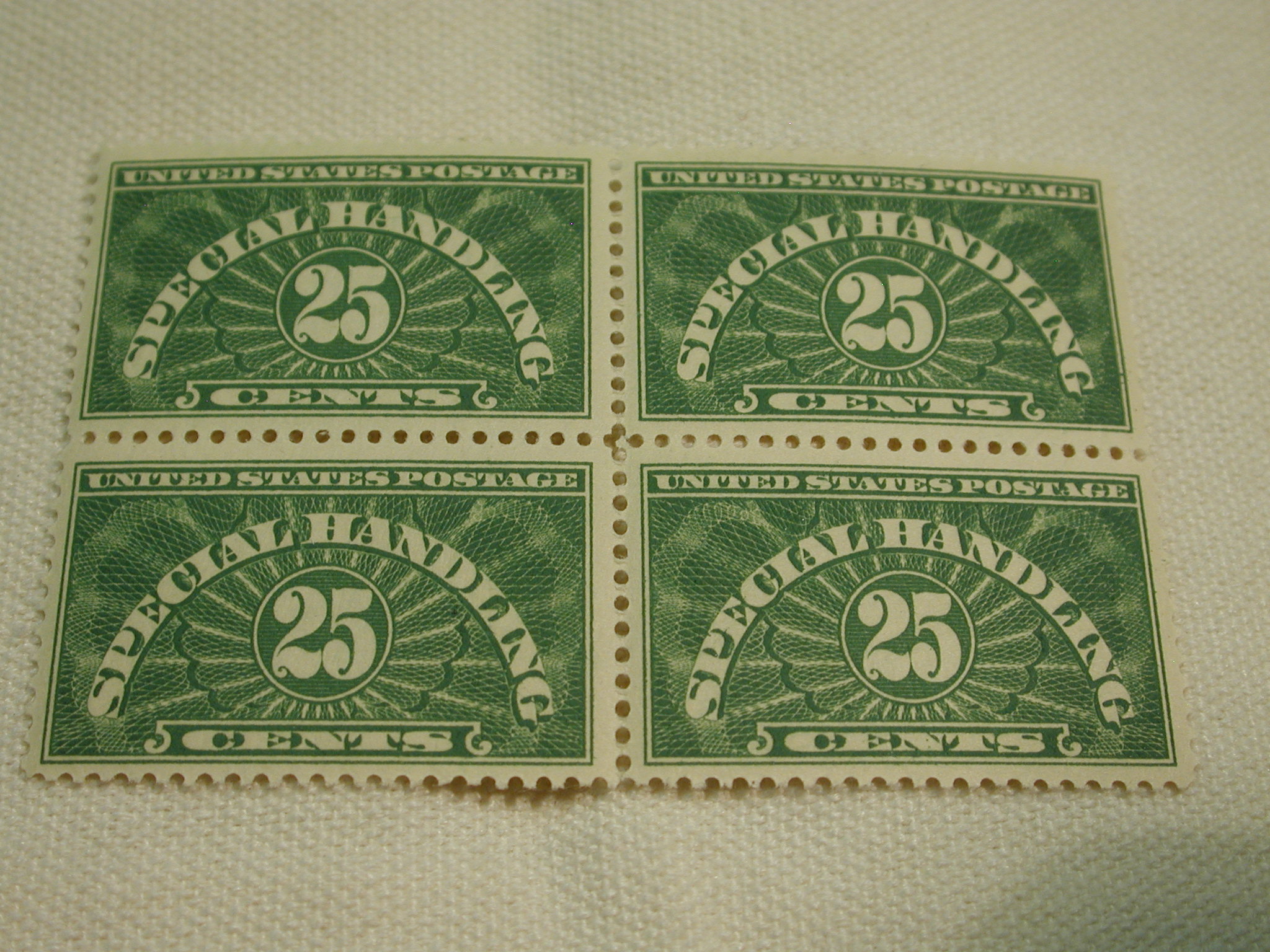 U.S Special Handling Block of 4  No Qe4 NH Stamp