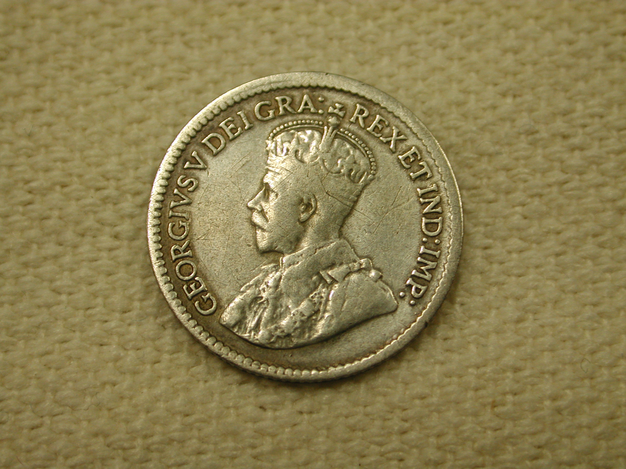 1918 Canada 5 Cents About Uncirculated