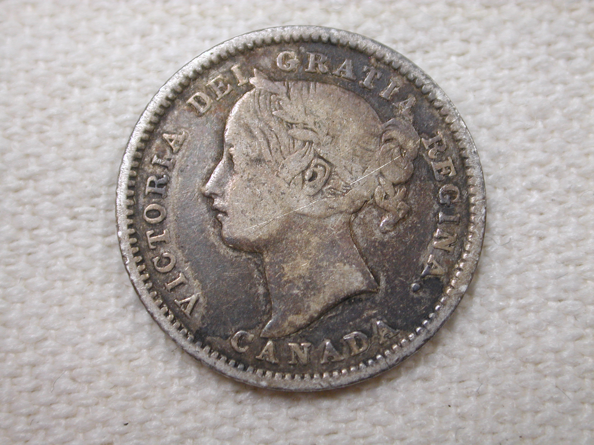 1896 Canada 10 Cents Very Fine +