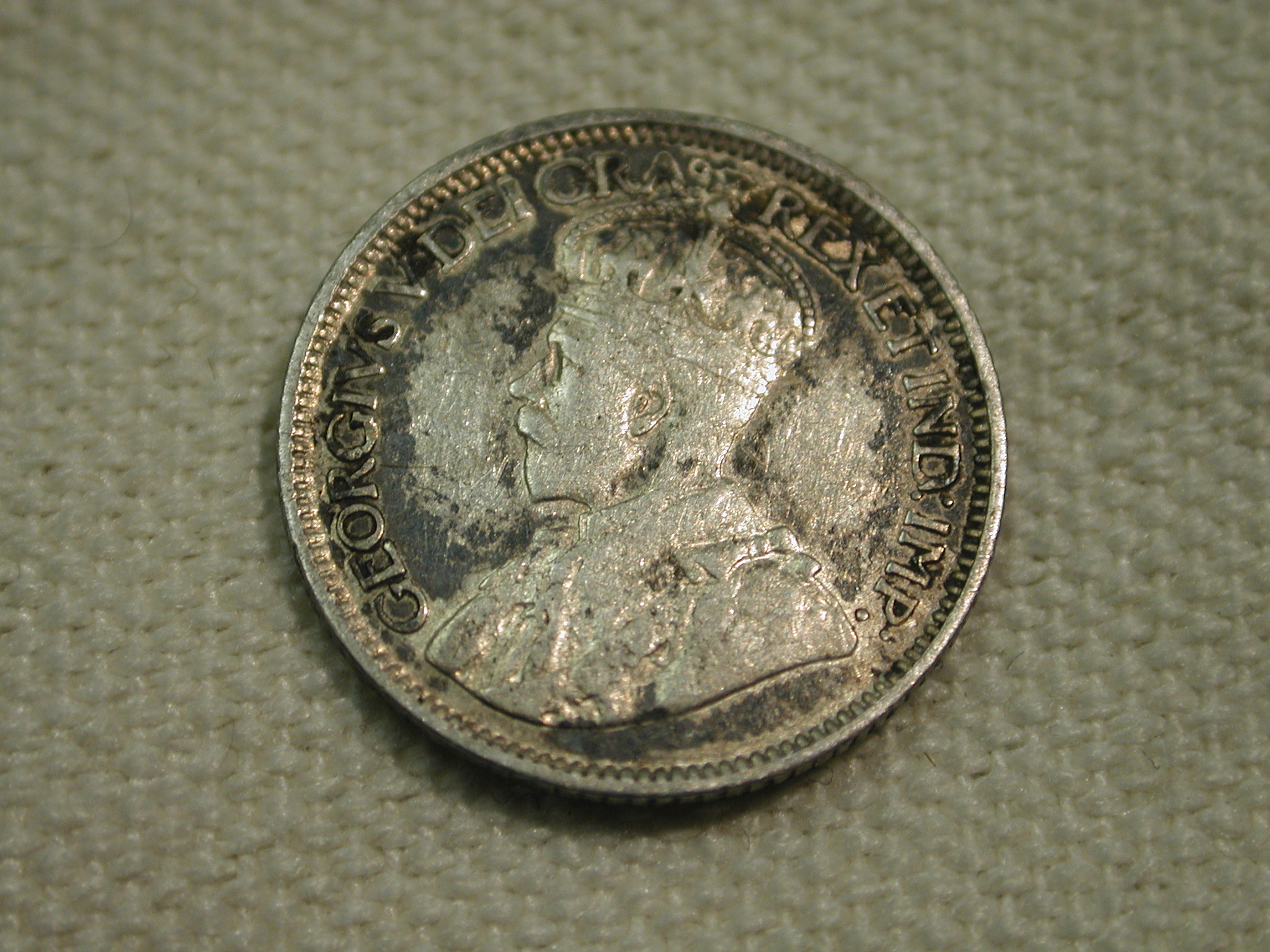 1914 Canada 10 Cent Extra Fine