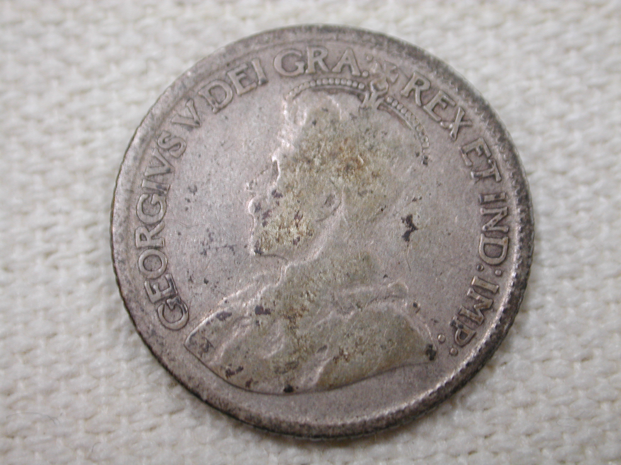 1920 Canada 10 Cents Extra Fine