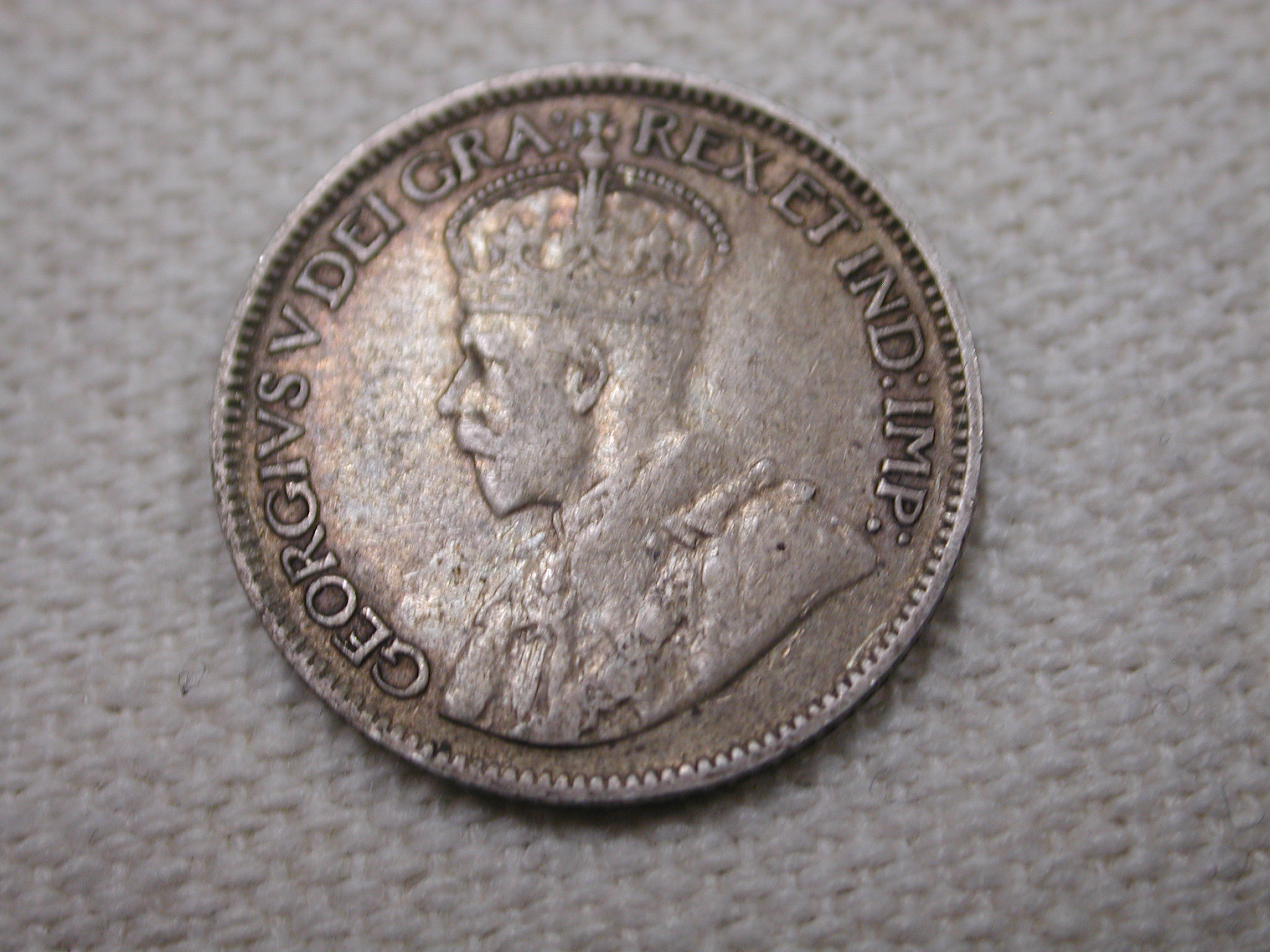 1919 Canada 10 Cent Extra Fine +