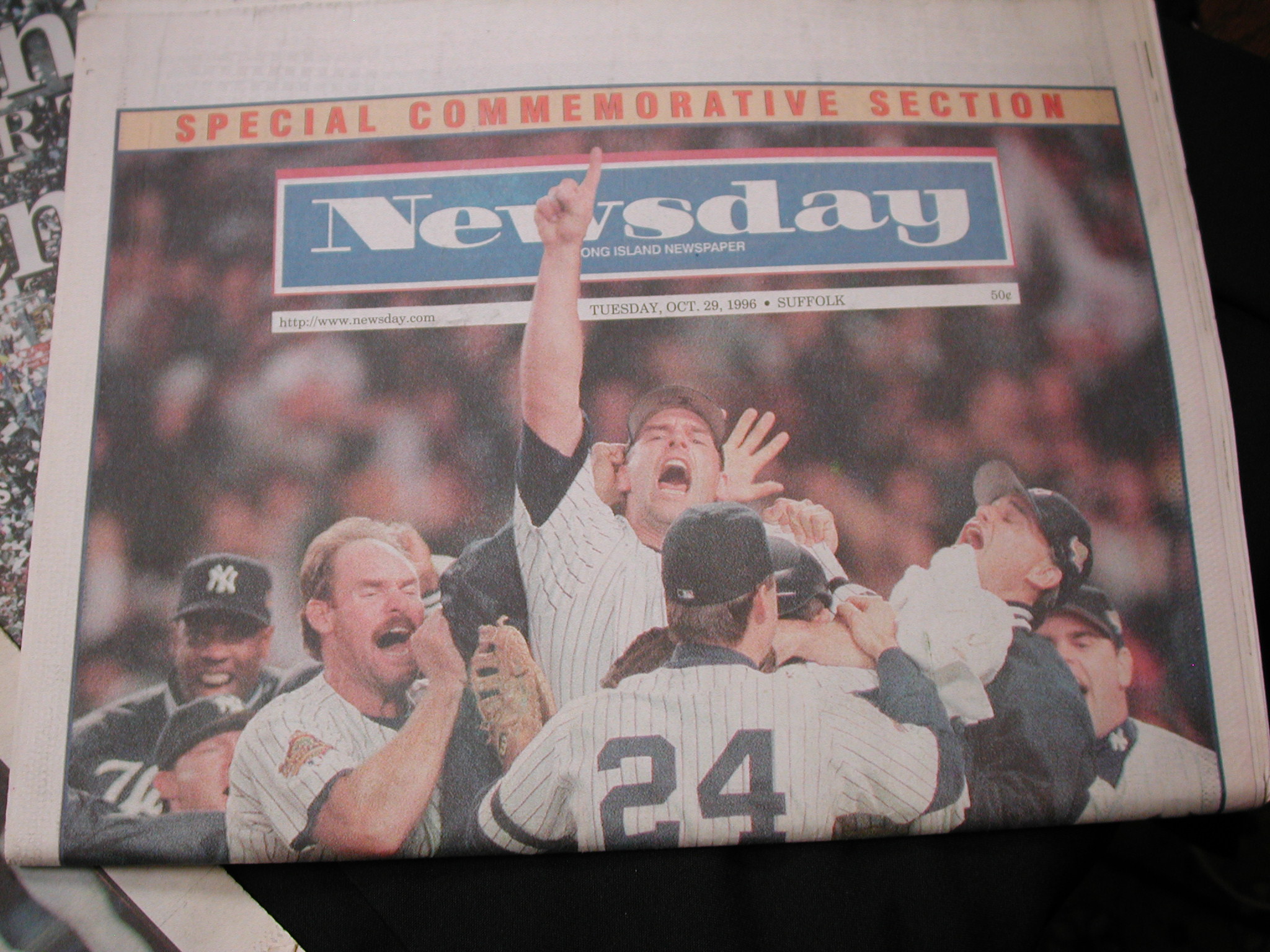 1996 NY Yankees World Series Framed Newspaper Cover Print -  Denmark