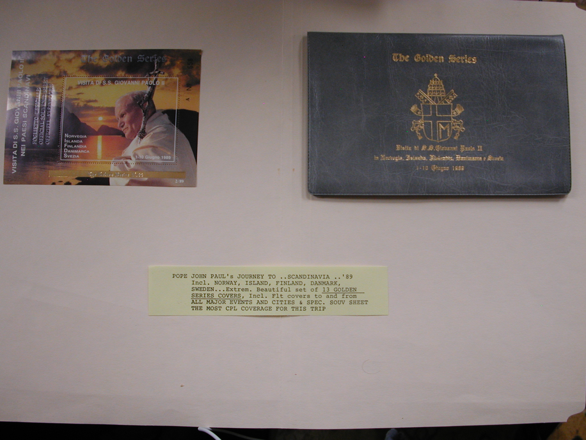 Pope John Paul II-The Golden Series-Trip to Scandinavia -13 Covers-1989