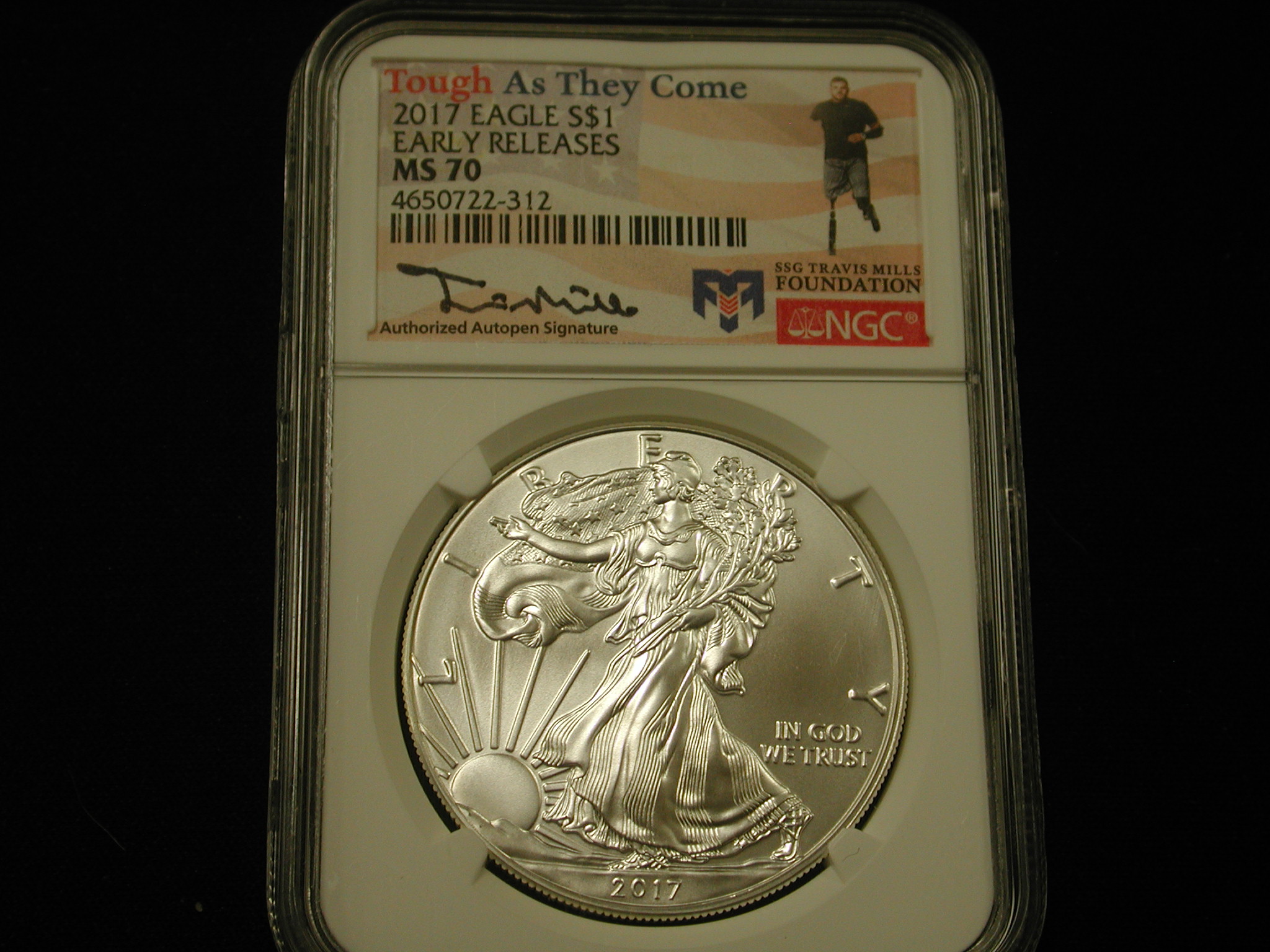 2017 Eagle $1 Early Release MS 70 NGC Tough as they come