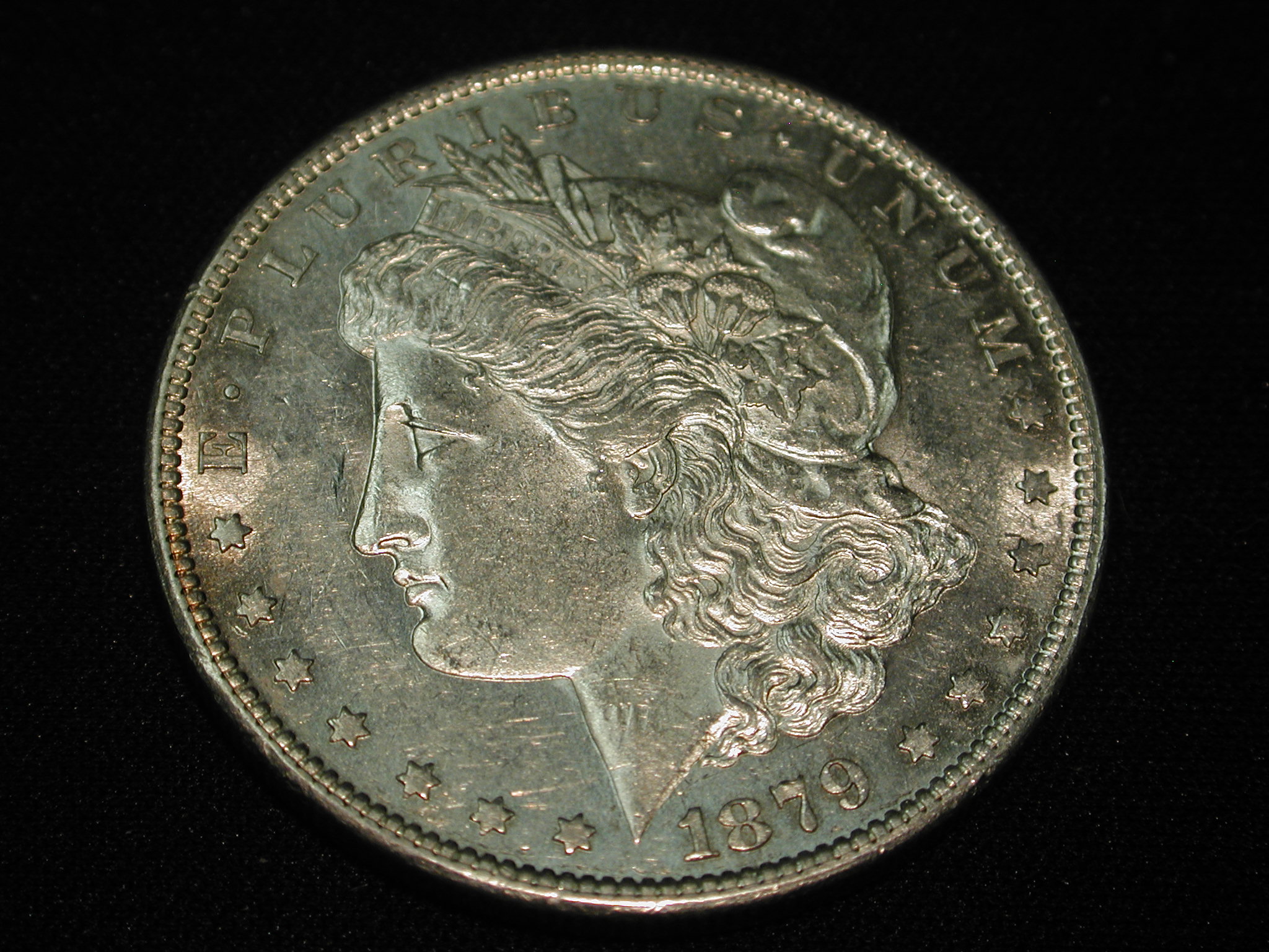 1879-S 3rd Reverse U.S Morgan Silver Dollar Choice Uncirculated