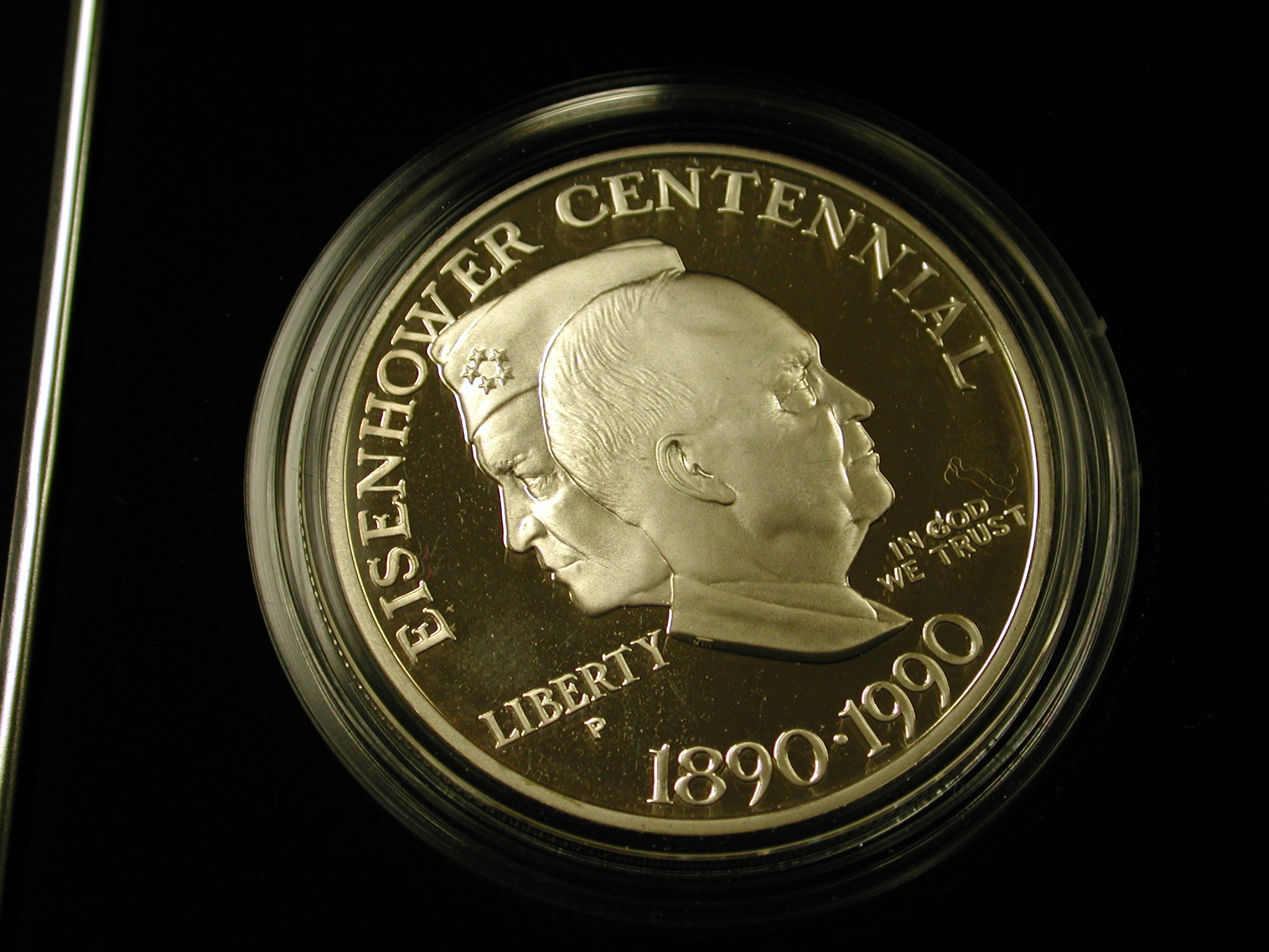 1990 U.S Eisenhower Centennial Silver Dollar Proof