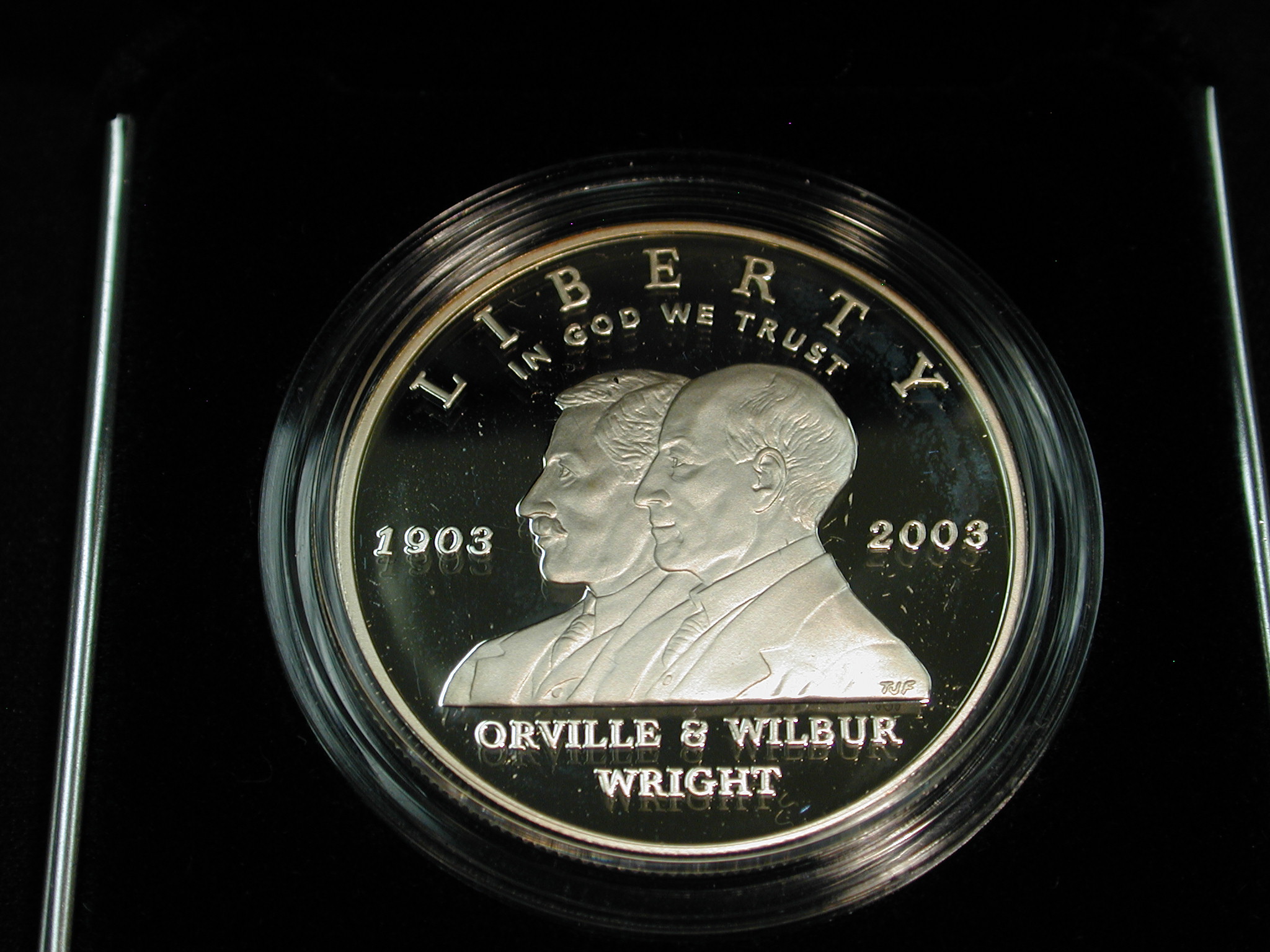 2003 First Flight Centennial Commemorative Coin Proof Silver dollar