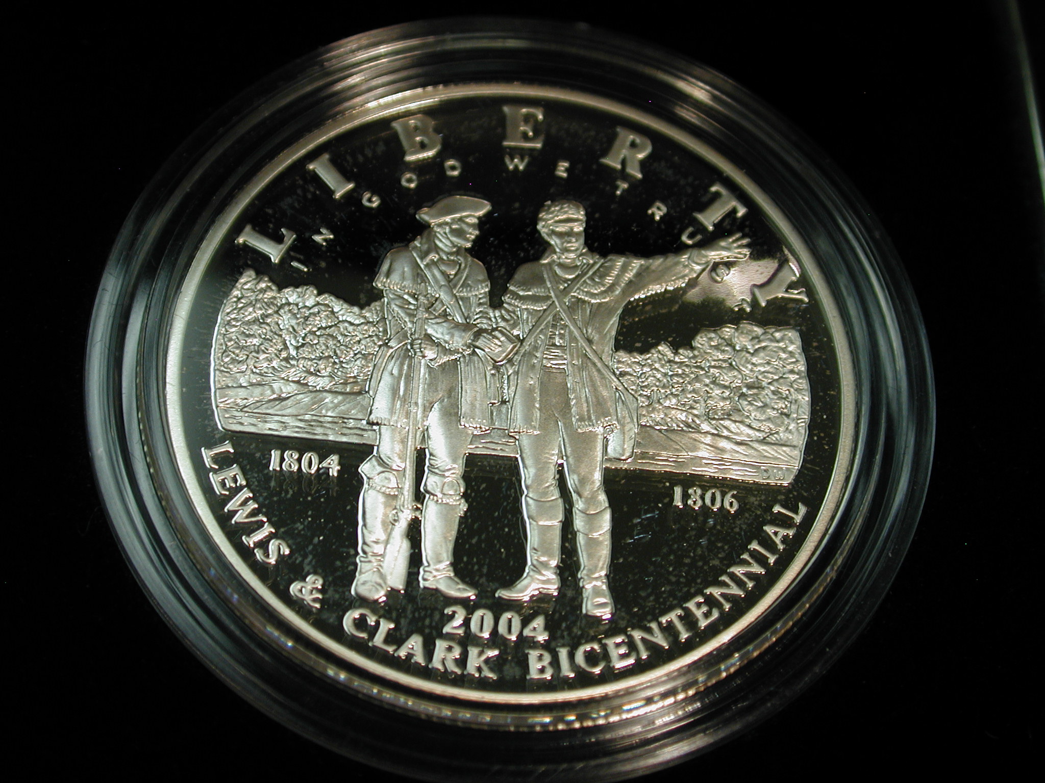 2004 Lewis and Clark Bicentennial Silver Dollar Proof