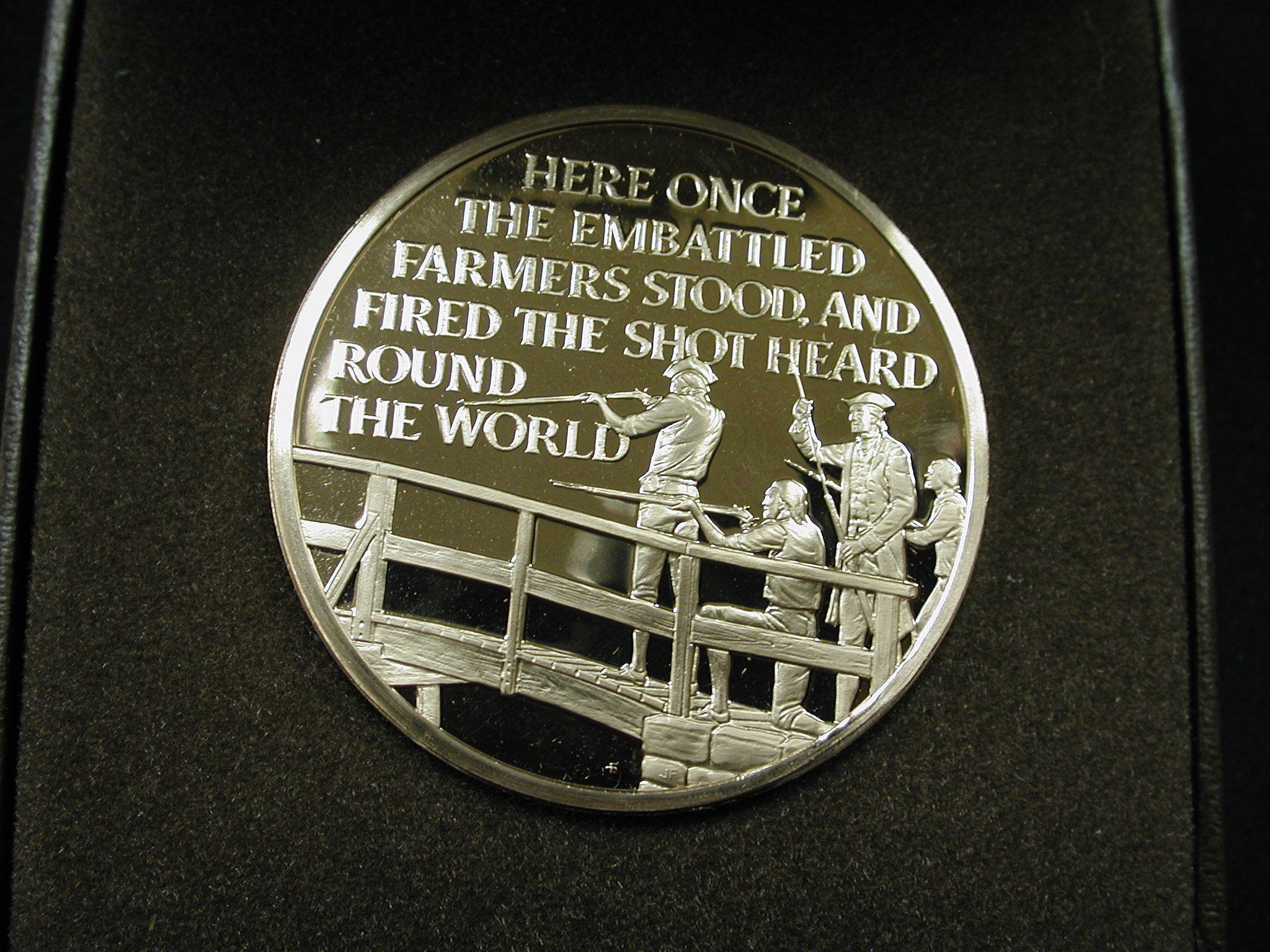 Paul Revere Call to Battle 1775 James Ferrell Sculptor Medal Franklin Mint
