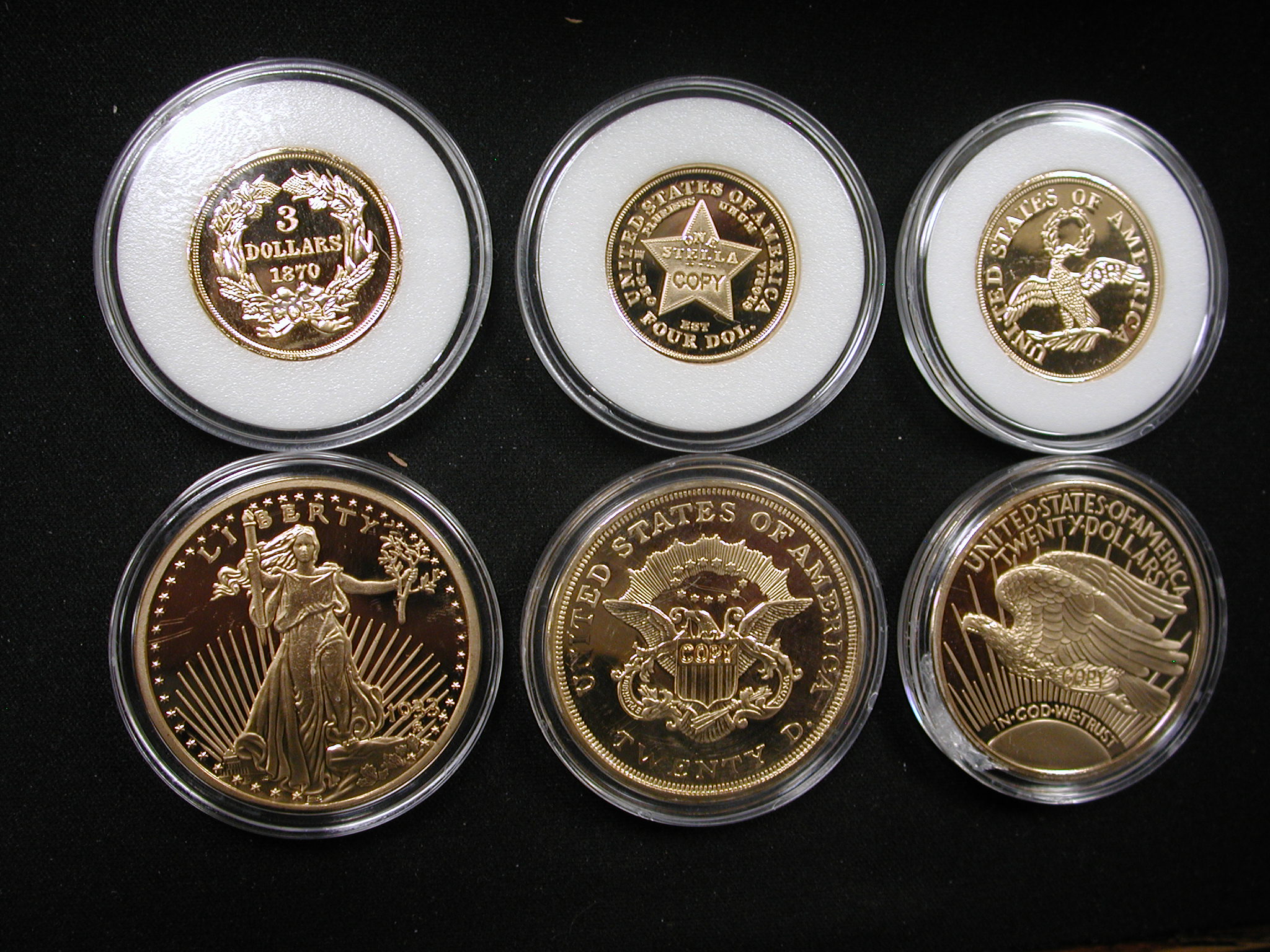 America's Rare Gold 6 Coin Tribute Proof Collection