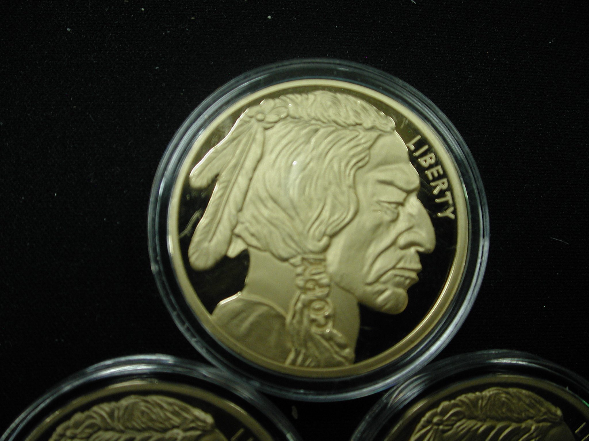 Buffalo Tribute Proof $50 Pieces Lot of 5 with COA 2023