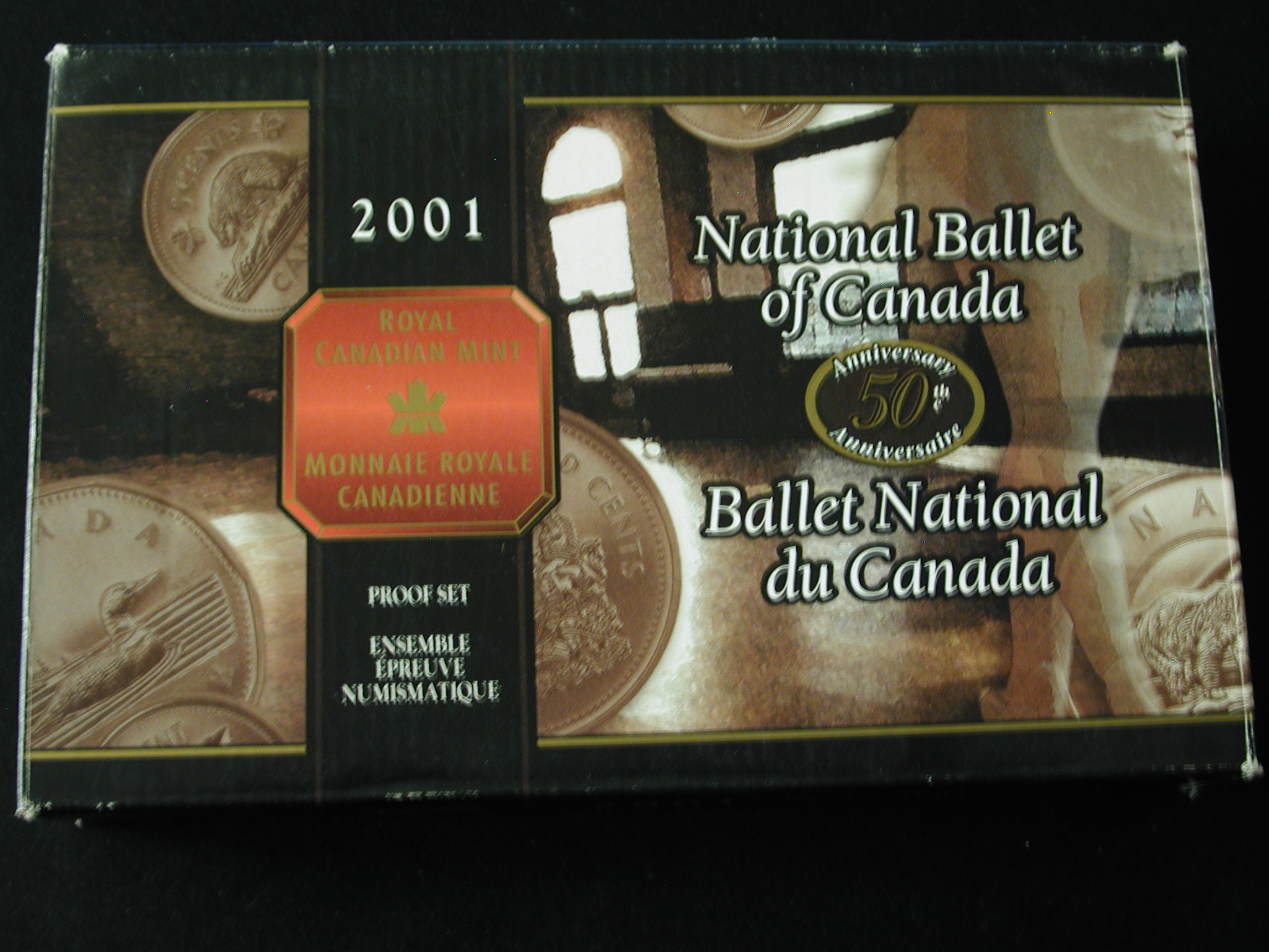 2001 Canadian National Ballet Coinage Proof Set Royal Canadian Mint