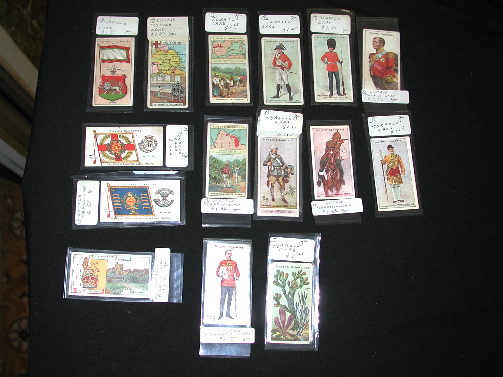 Vintage Players Cigarette Cards