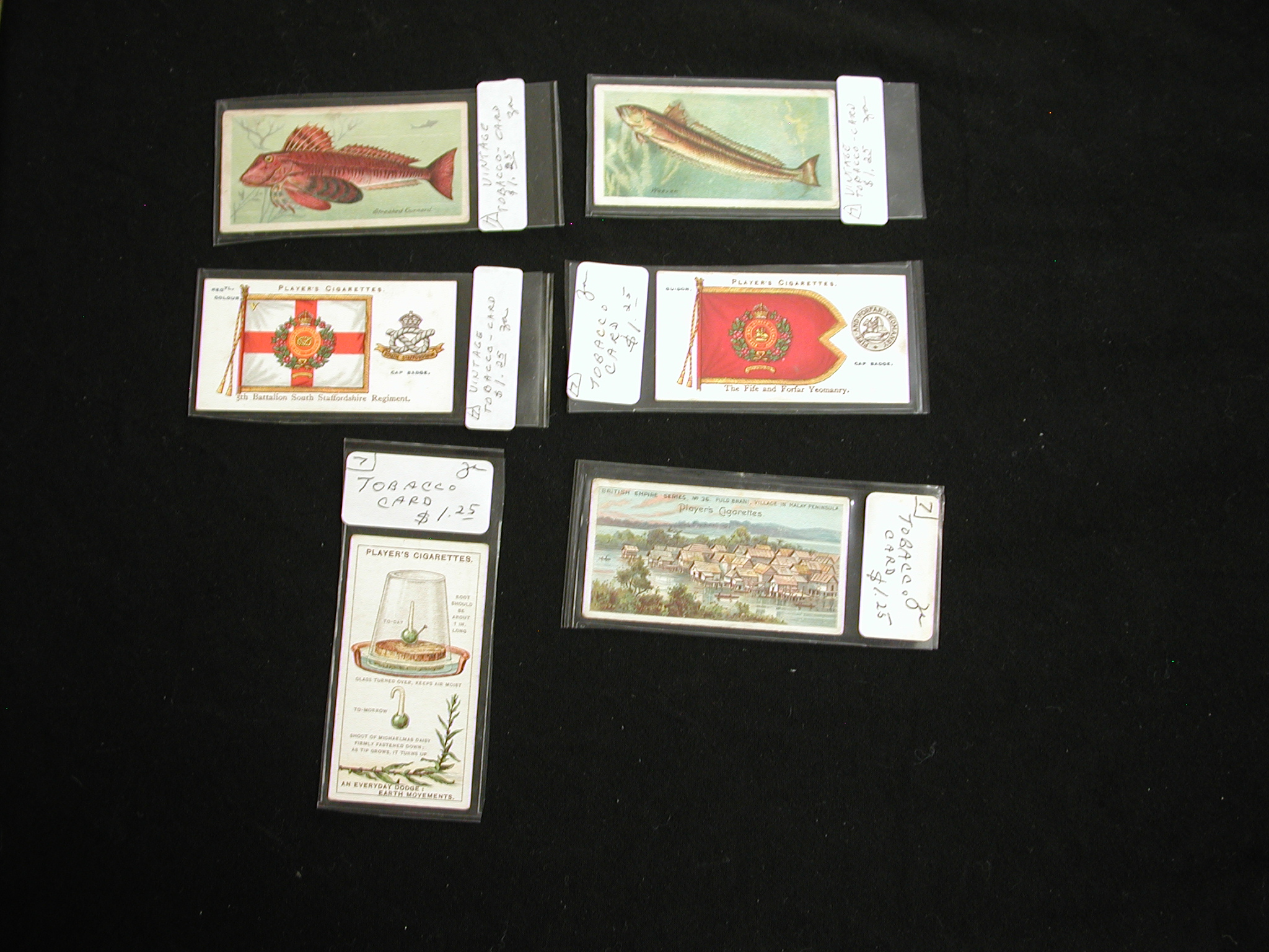 Vintage Players Cigarette Cards