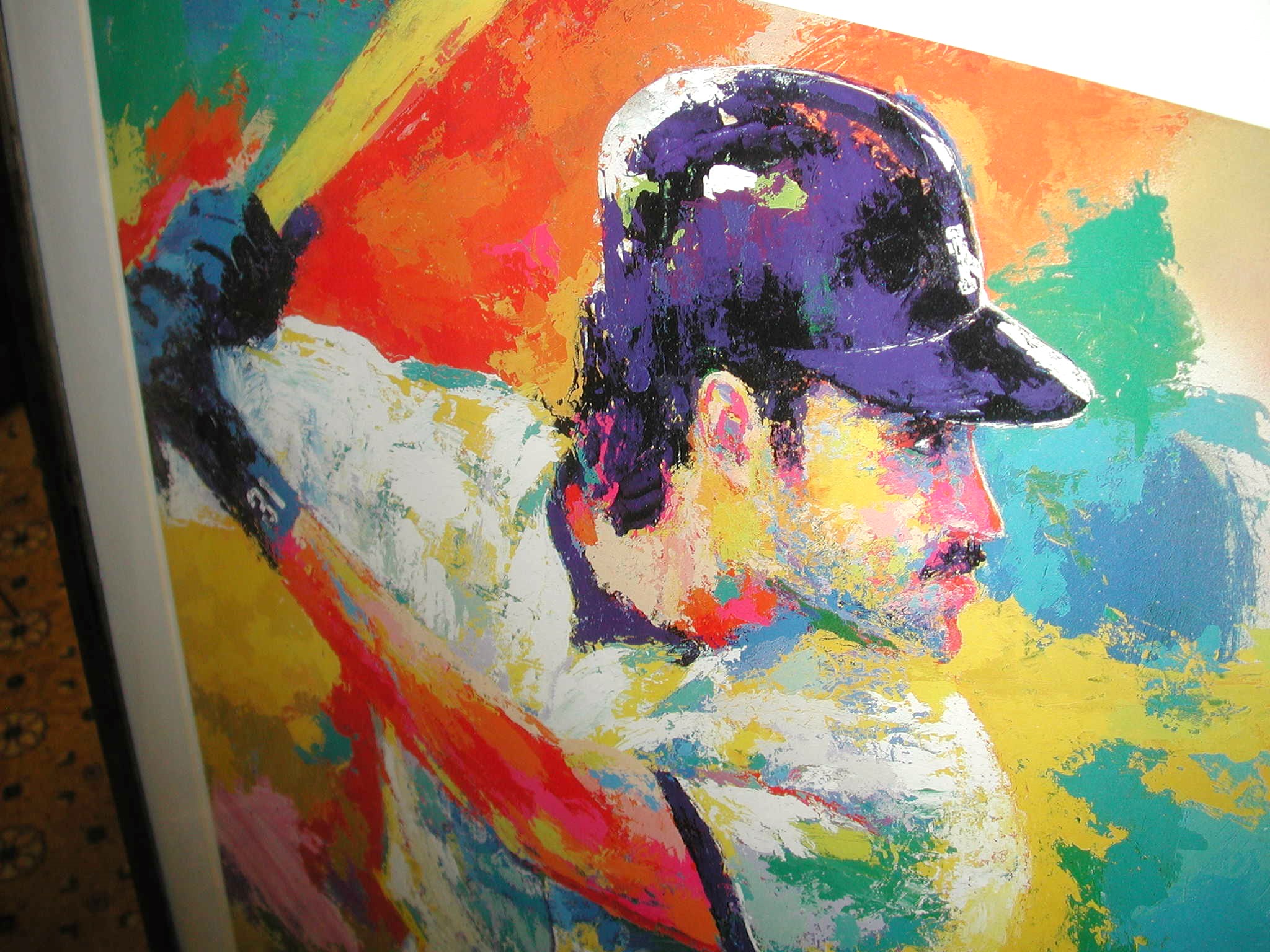 Leroy Neiman Tom Brady painting