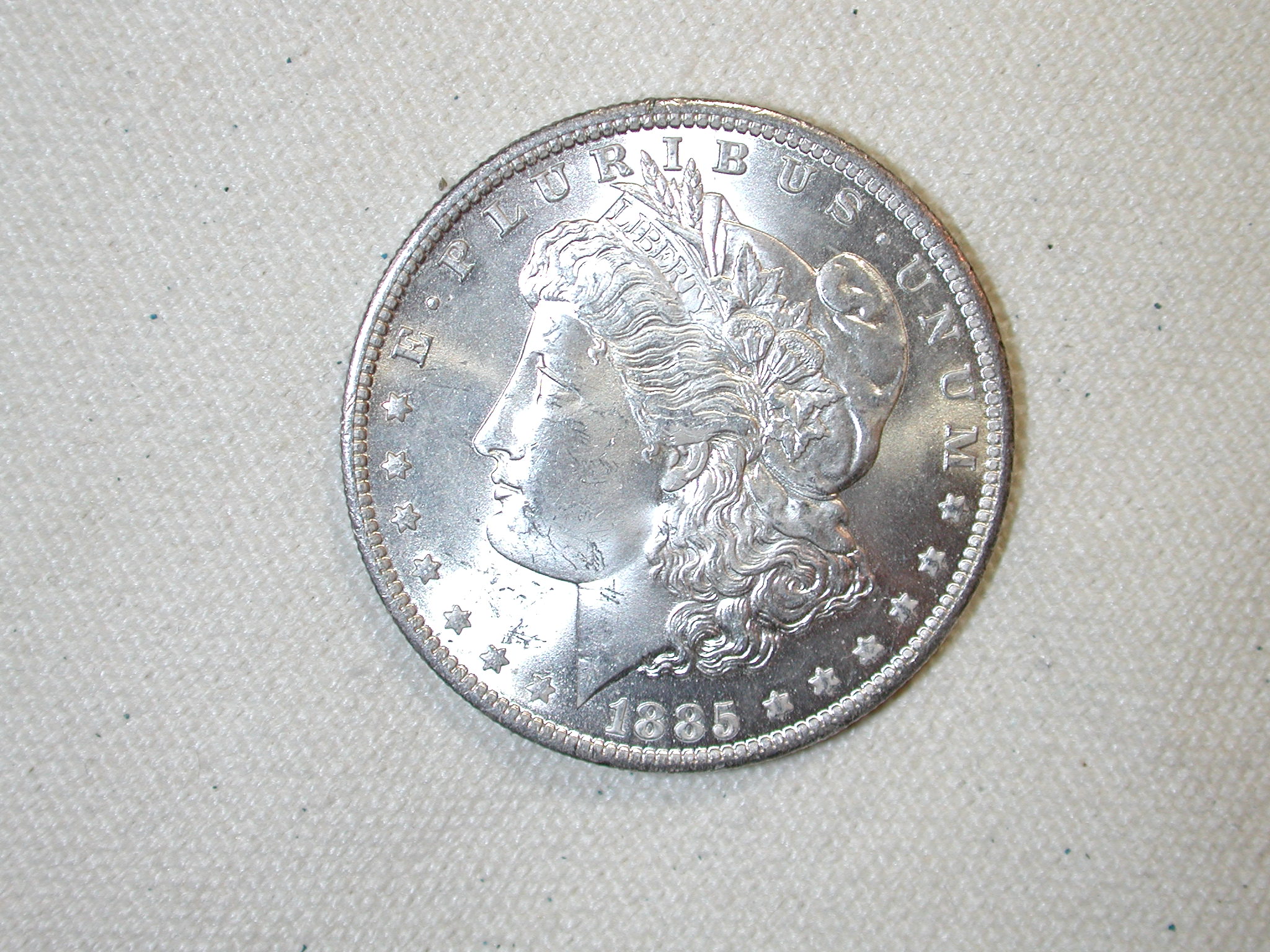 1884- U.S Morgan Silver Dollar- Choice Circulated (Copy)