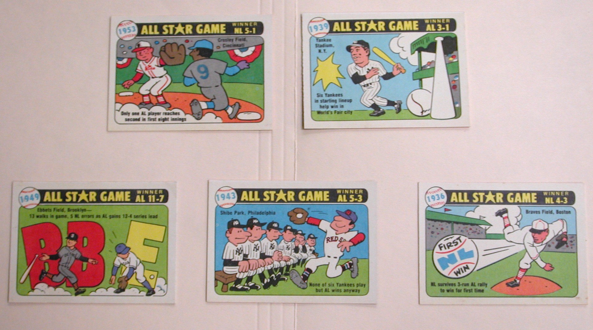 1981 Fleer 1960 All Star Game Baseball card - Expos on back