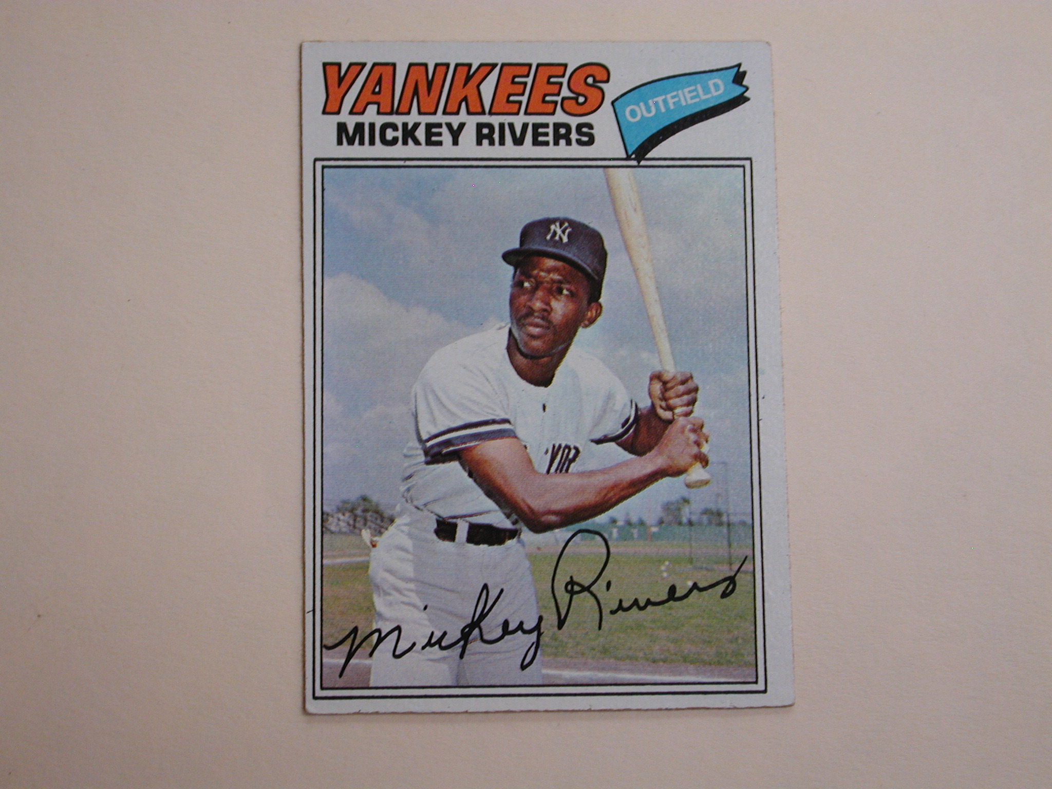 1977 Topps Mickey Rivers