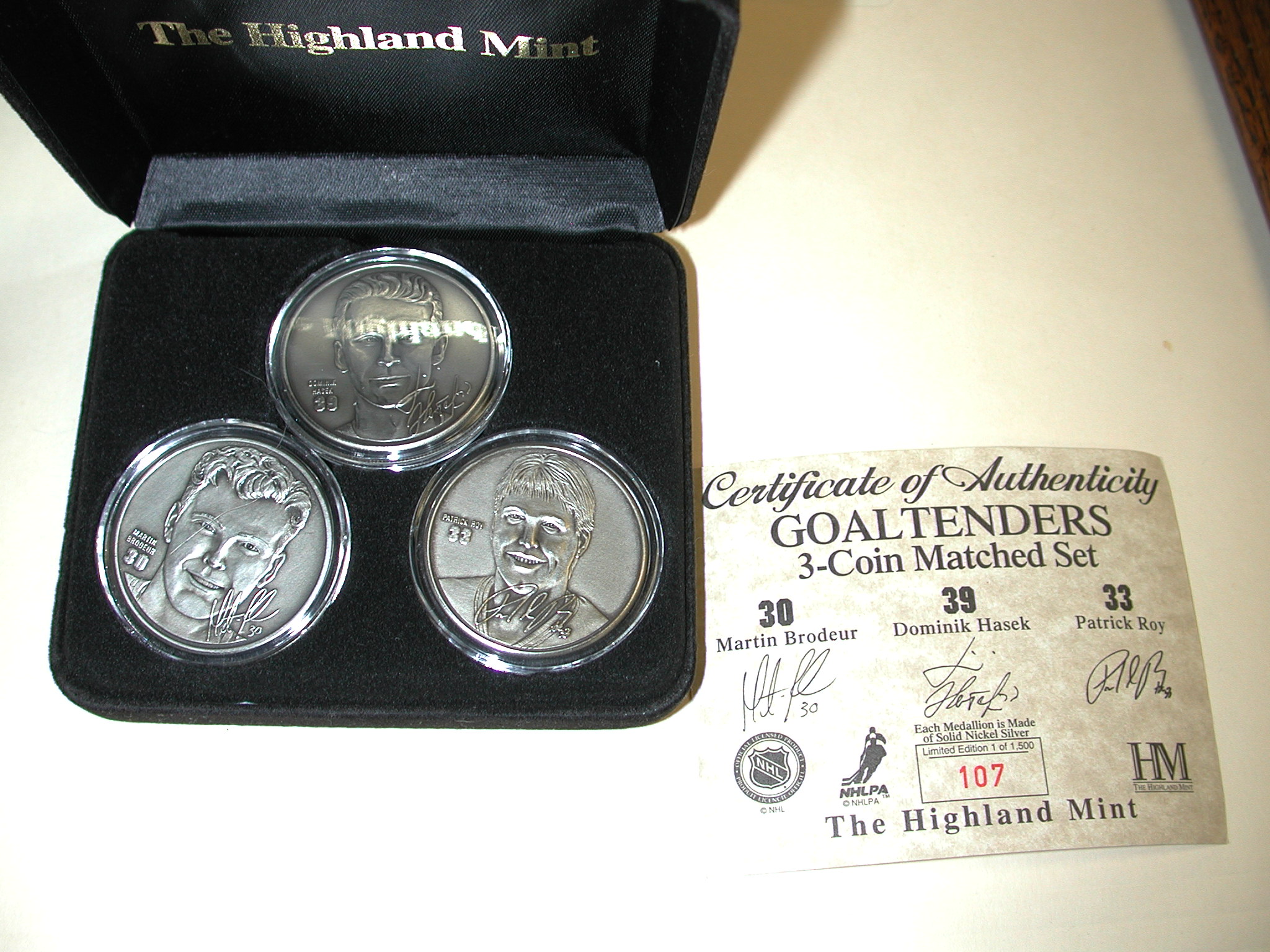 Highland Mint Boston Red Sox Silver Mint Coin