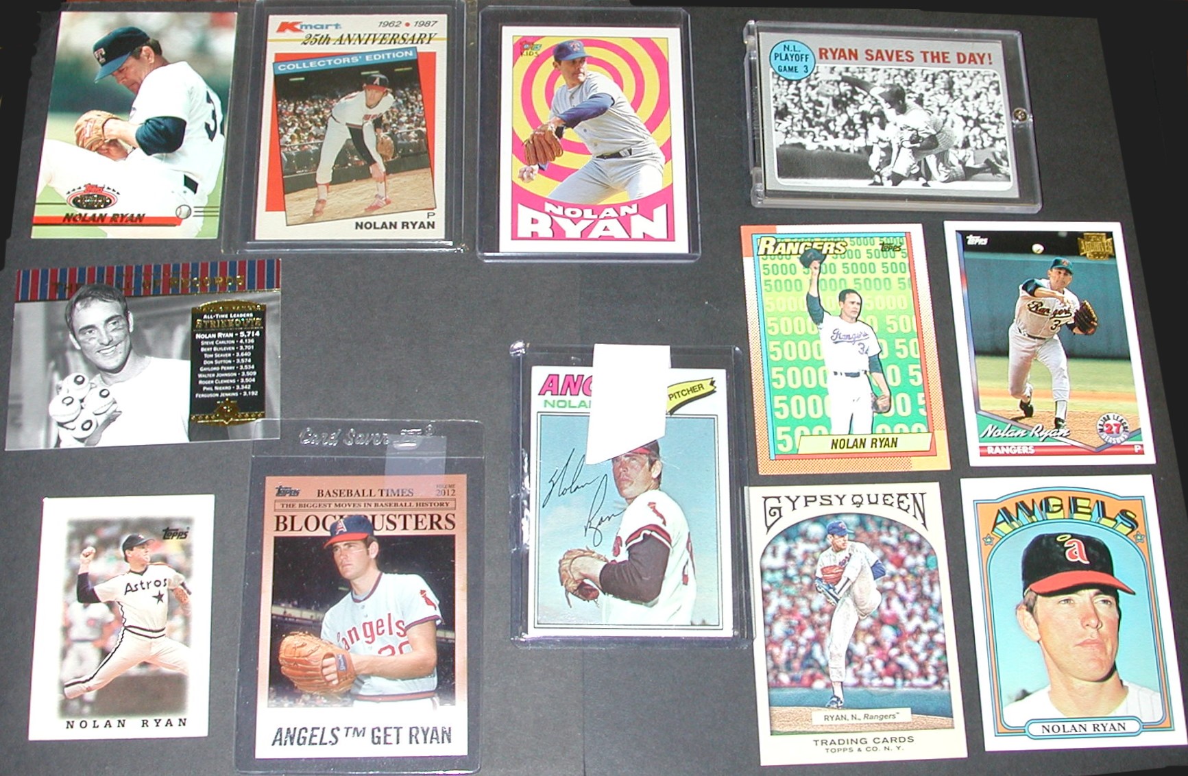 Topps Signed mixed Deckle Mays-Hamilton-Ray-Hurdle-Kittle-Stottlemyre