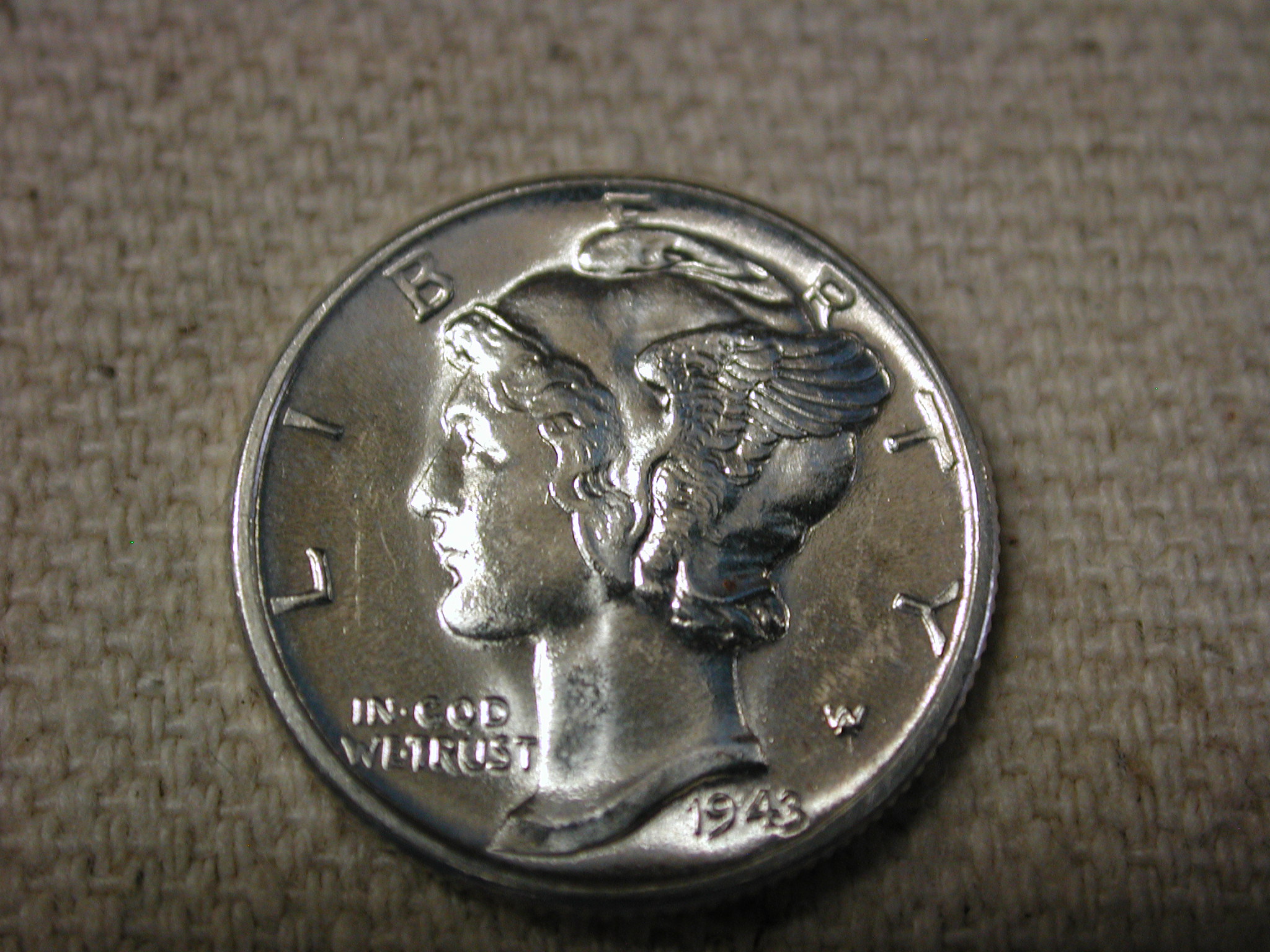 1943 dime with 2024 error