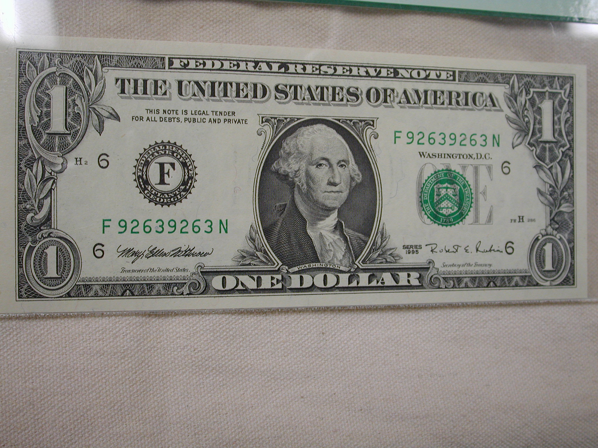 Radar Note 1995 Federal Reserve Note PCCS Gem New 66PPQ 6409-9046