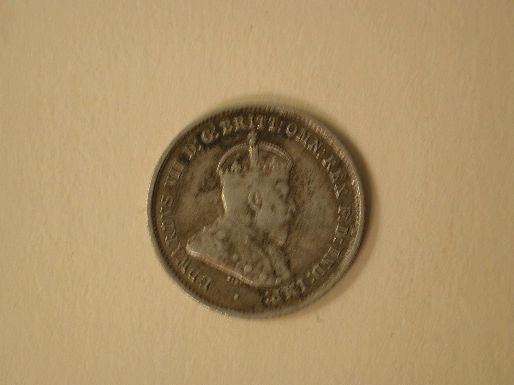 1910 Australia Six Pence Very Fine KM #19