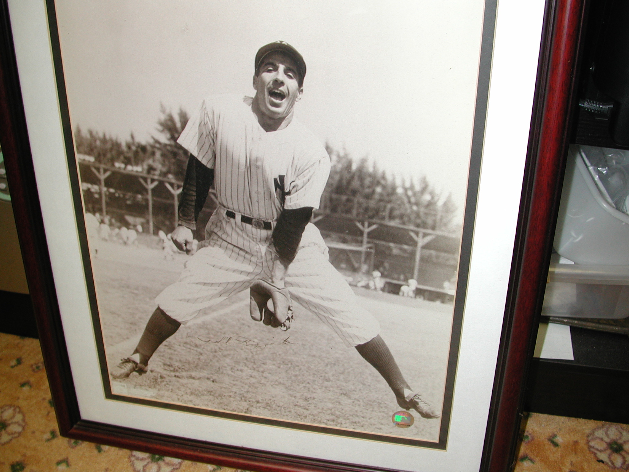 Artist Proof/NY Yankee player/broadcaster/Phil Rizzuto/The  Scooter/Signed/Numbered Copy/wall art decor