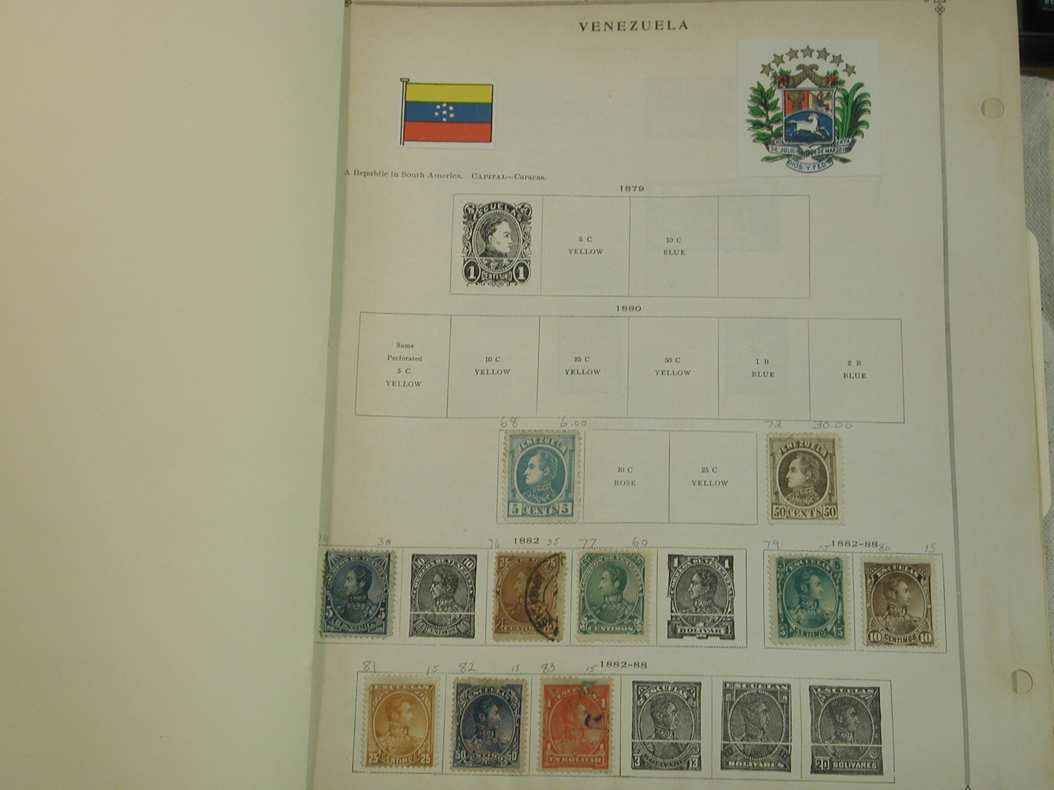 Venezuela 1880-1930s mostly used some mint collection
