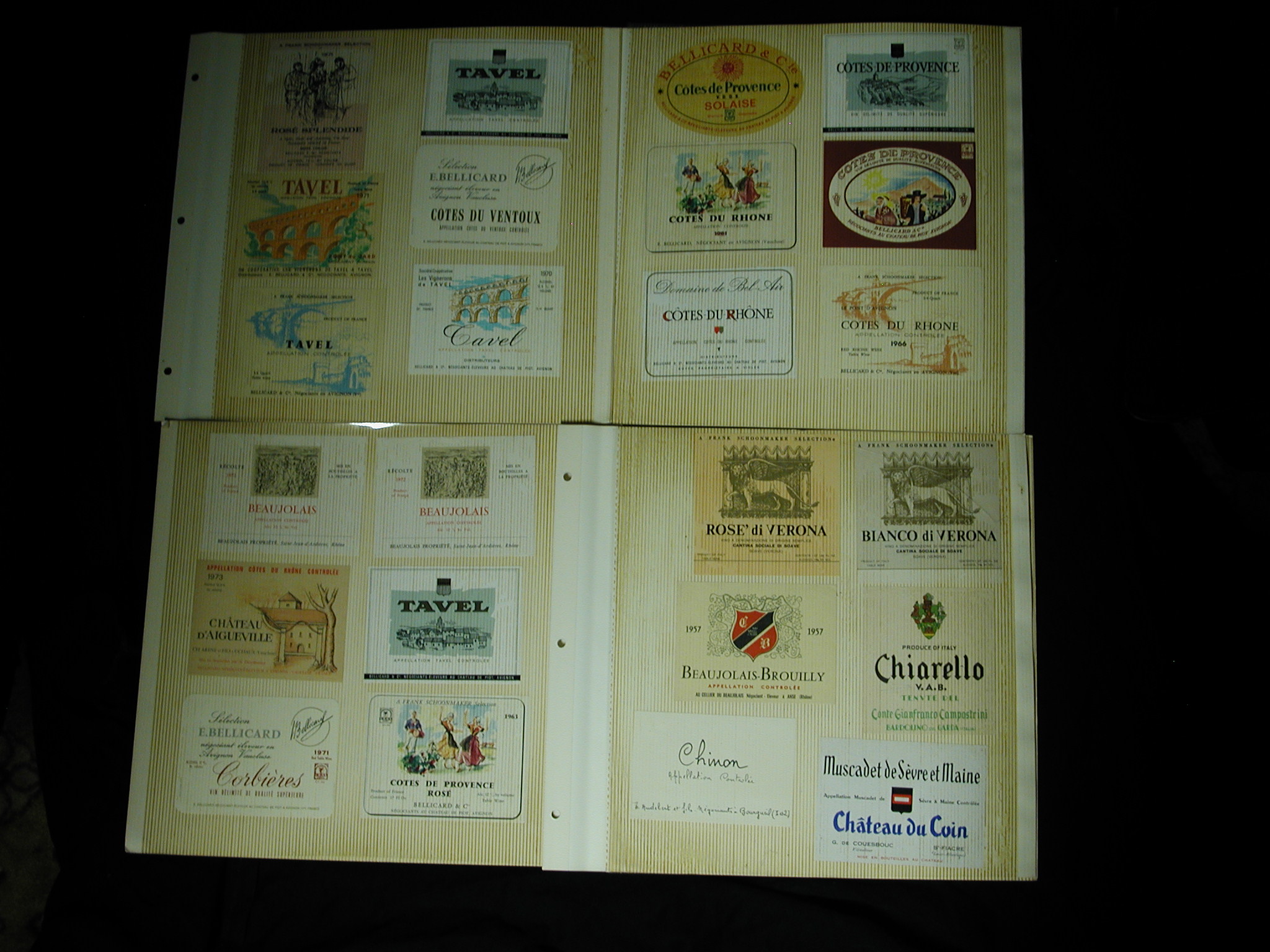 European Wine Labels Book Of 186 Germany France Italy