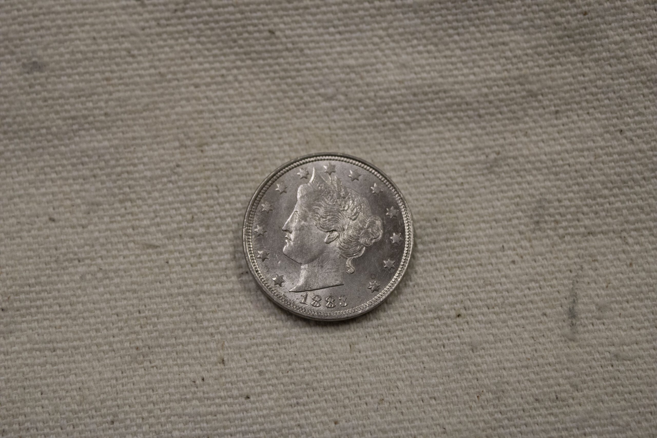 1883 No Cents U.S Liberty Nickel 5 Cents Uncirculated
