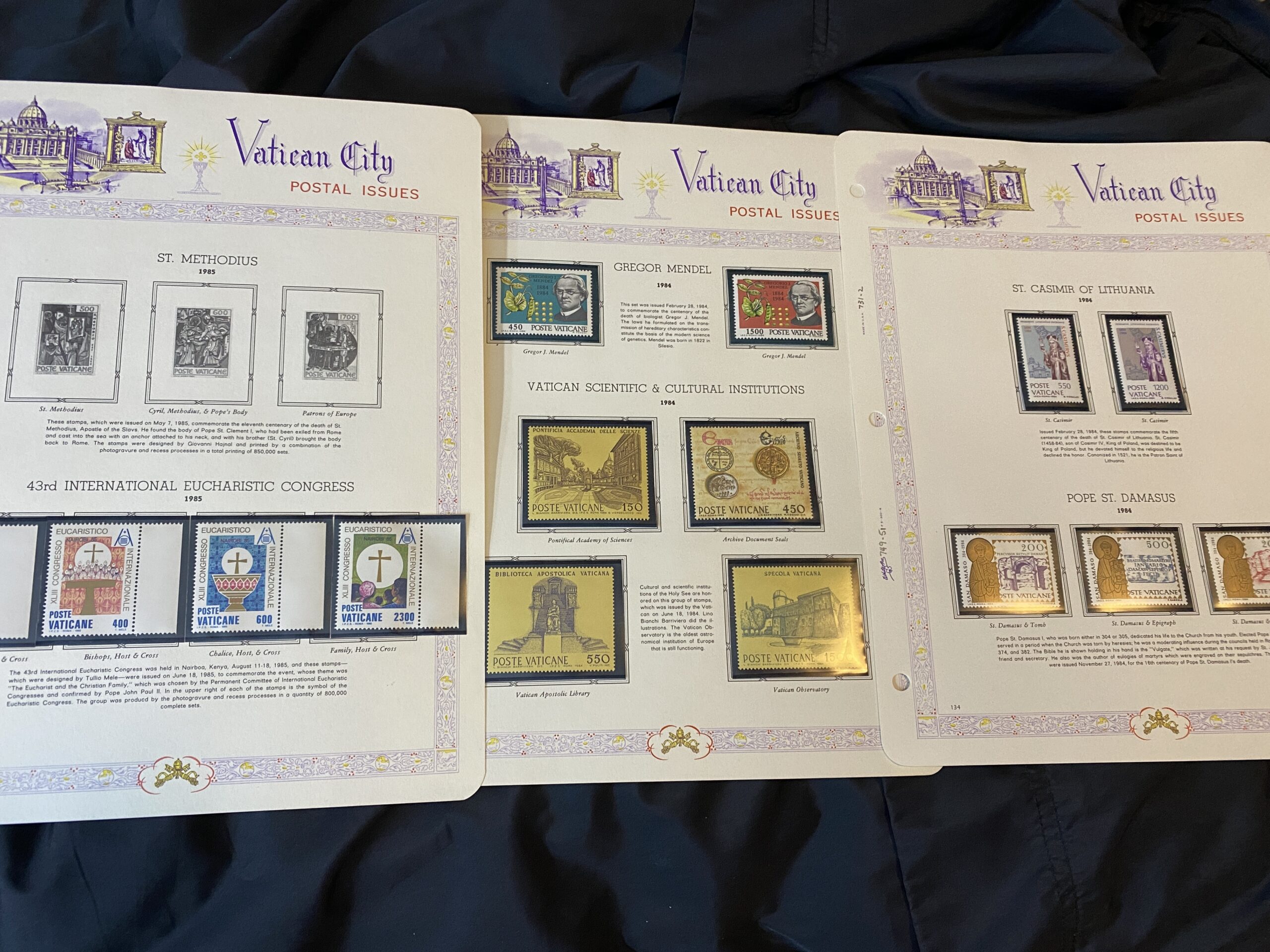 Vatican City - 1984-87 Mint Mounted
