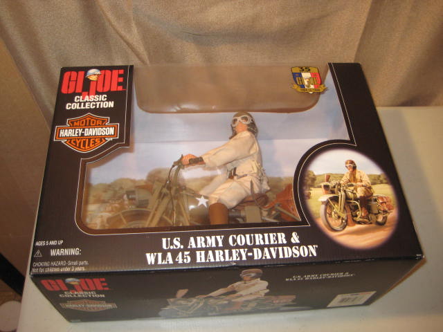 HASBRO GI Joe U.S. Army Courier WLA 45 Harley- Davidson Motorcycle