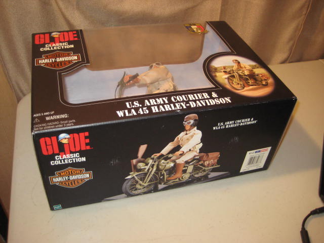 HASBRO GI Joe U.S. Army Courier WLA 45 Harley- Davidson Motorcycle