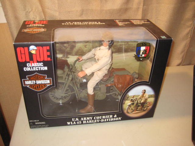 HASBRO GI Joe U.S. Army Courier WLA 45 Harley- Davidson Motorcycle