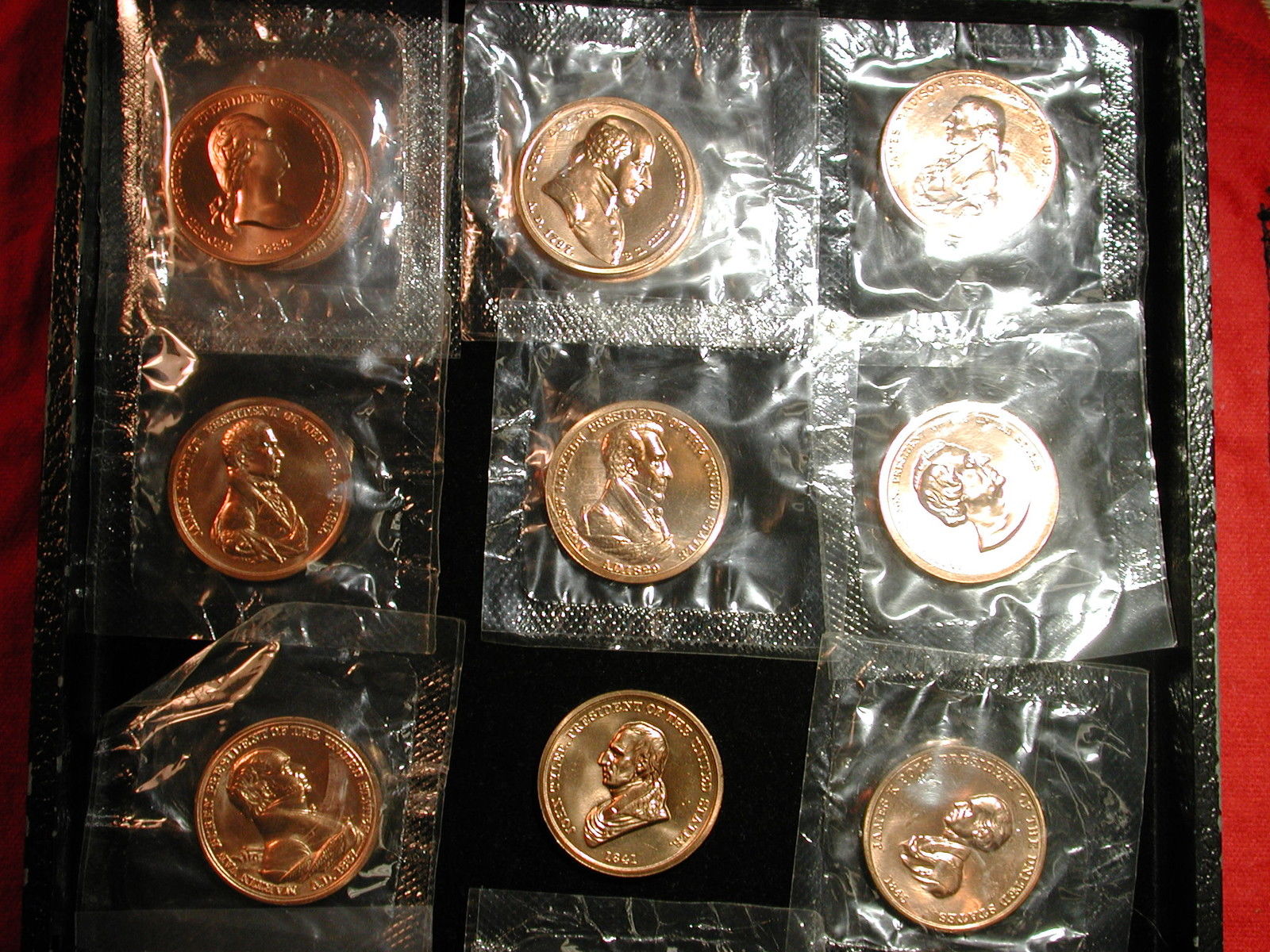 President US Congress Medals 34mm Bronze America Sealed 39 Different Presiden...