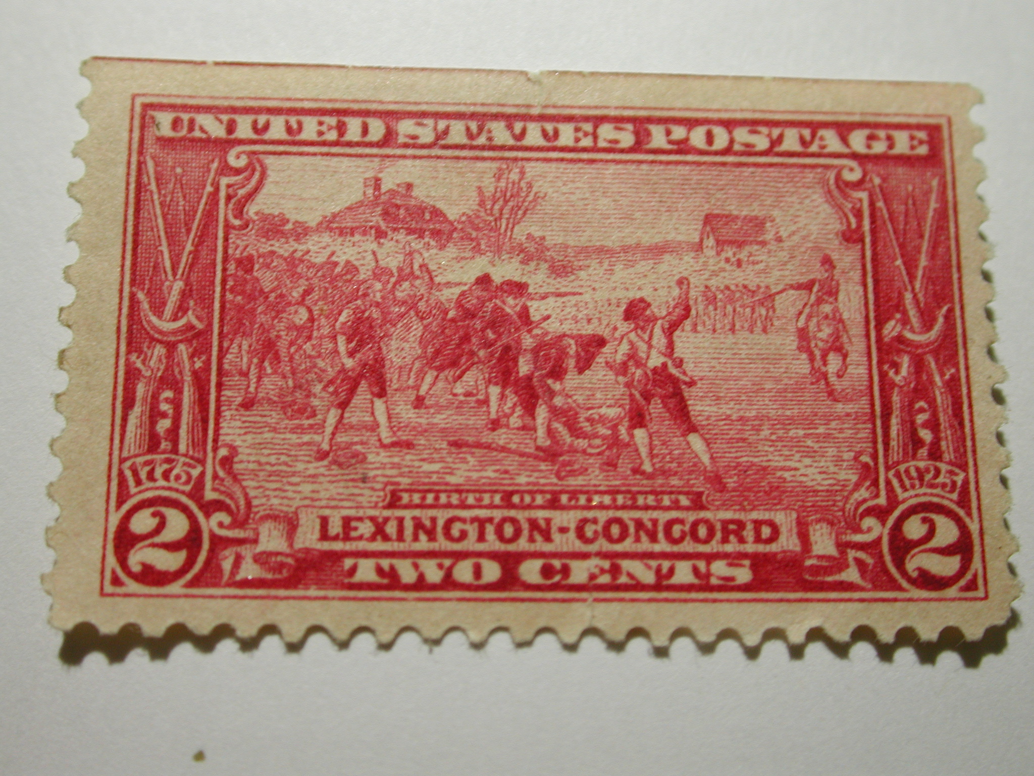 U.S. Scott 617 19 1c 2c 5c The Lexington Concord Anniversary