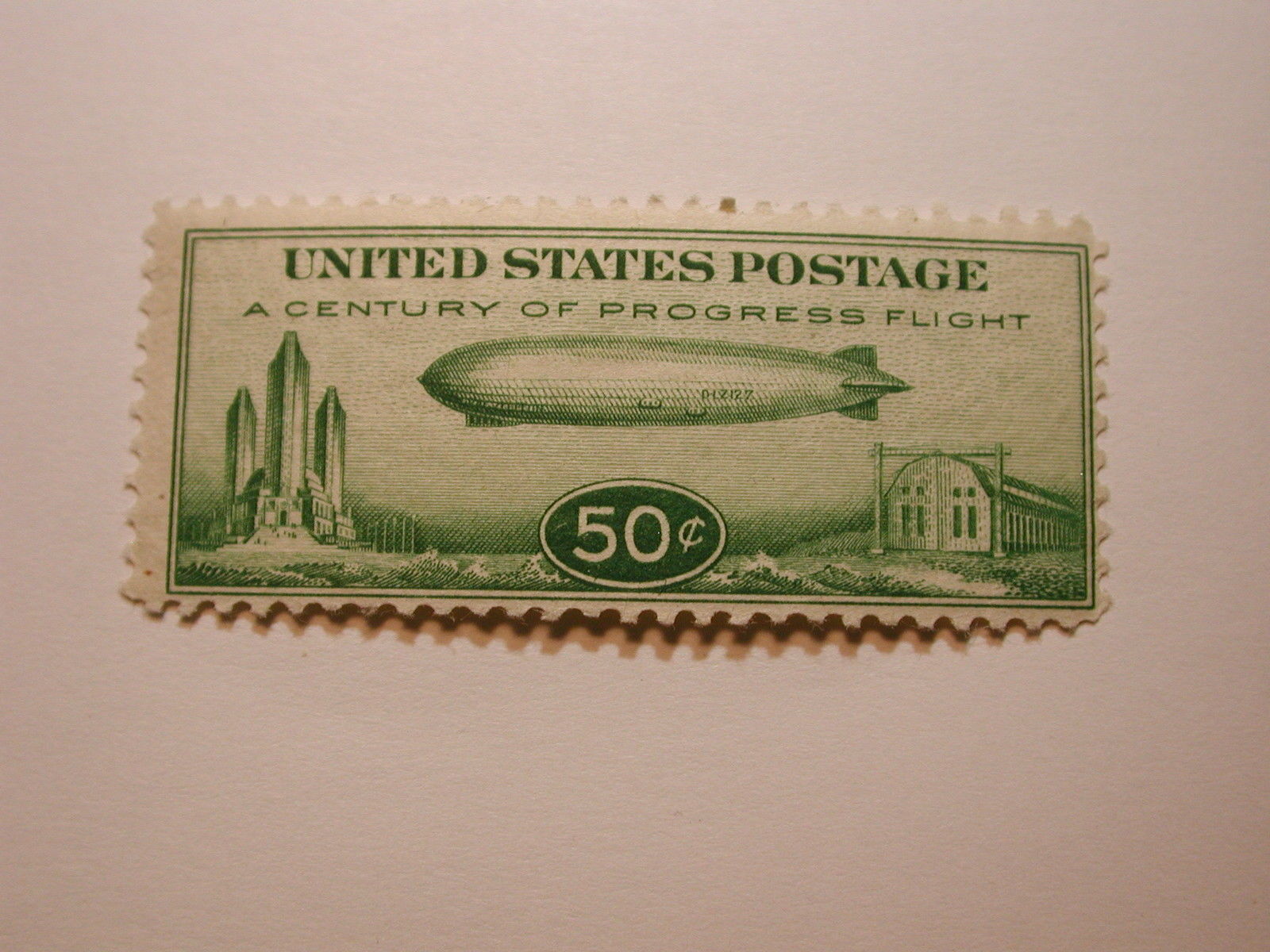 U.S. 1933 Scott #C18 50 Cent Airmail ZEP Never Hinged
