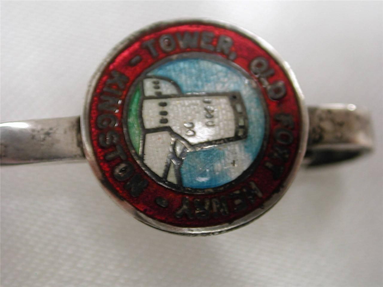 Sterling Silver "Old Fort Henry" Kingston Tower Vintage Souvenir Spoon BMCo Bellport Jewelers