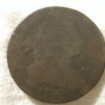 1798 U.S. Draped Bust Large Cent Type About Good