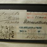 France Very Old Revenue Stamped Paper 1864 Cancelled