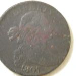 1807 U.S Large Cent Draped Bust Type Fraction Fine