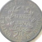 1807 U.S Large Cent Draped Bust Type Fraction Fine